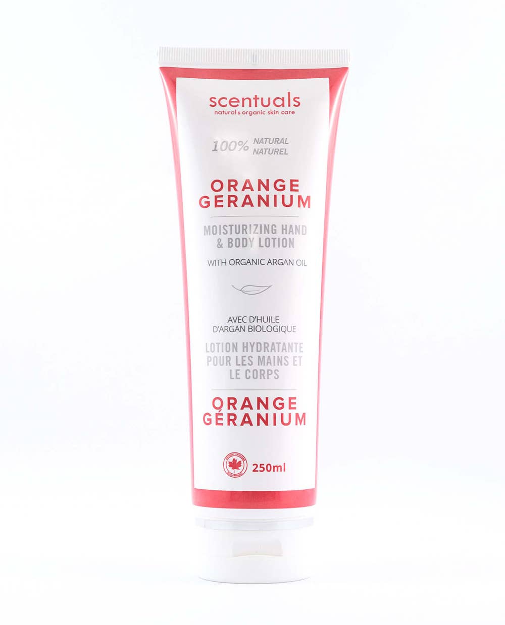 100% Natural Orange Geranium Hand and Body Lotion