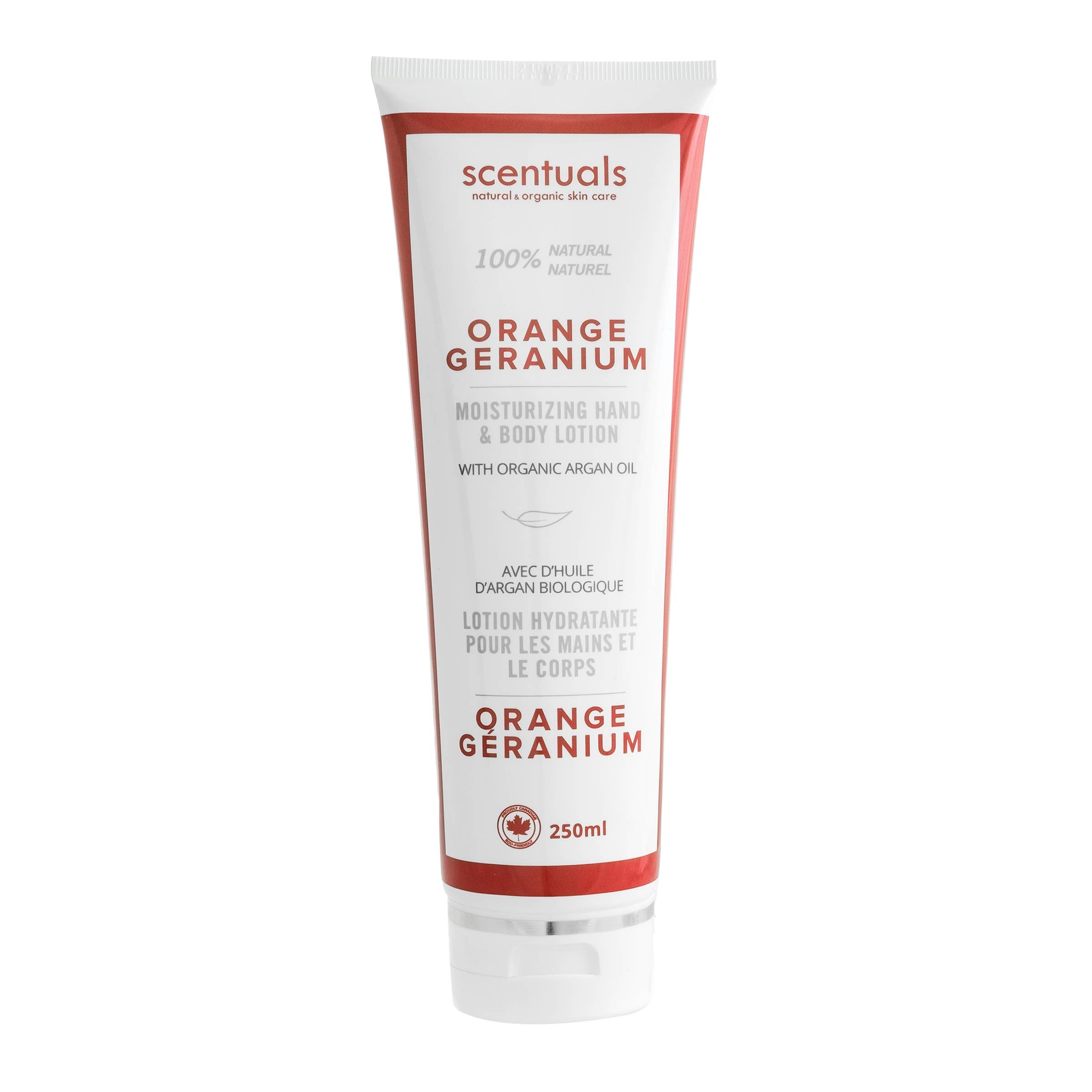 100% Natural Orange Geranium Hand and Body Lotion