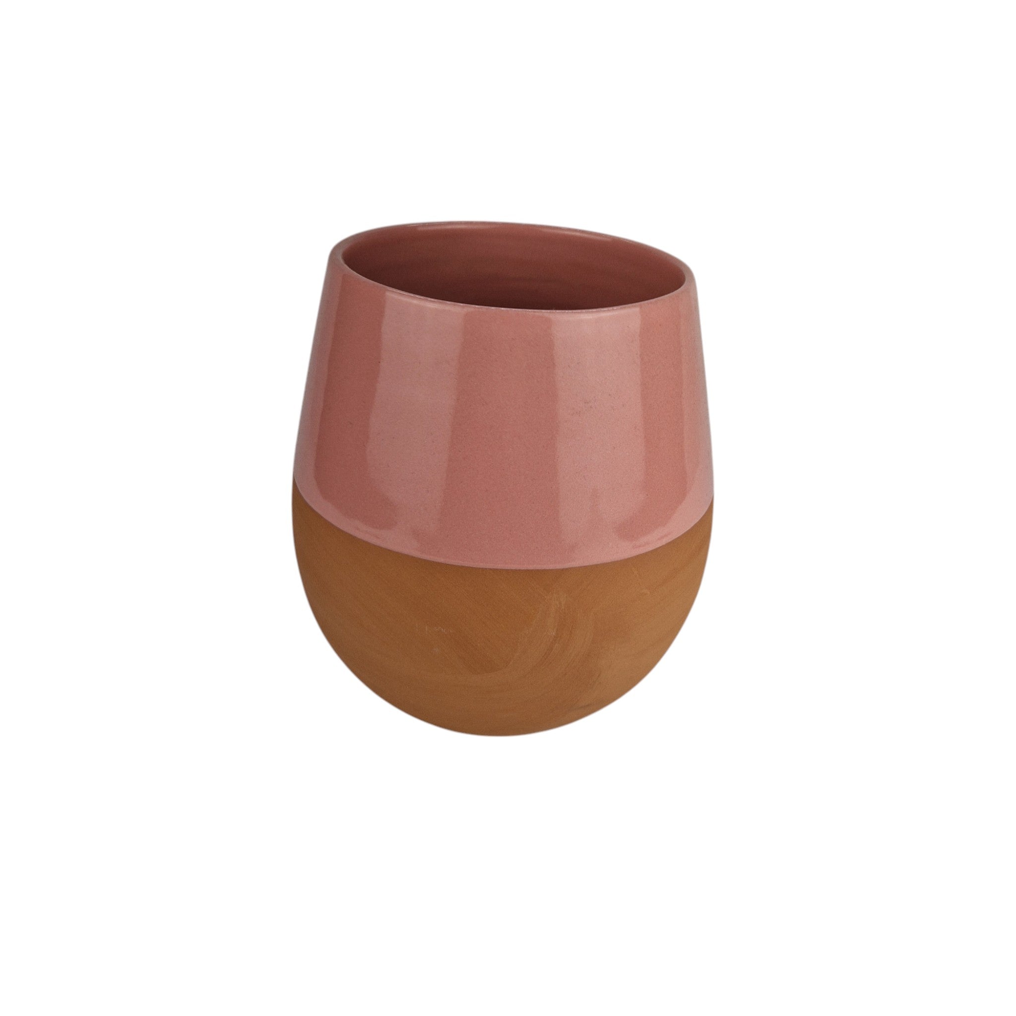 Teracotta handmade Moroccan ceramic vase