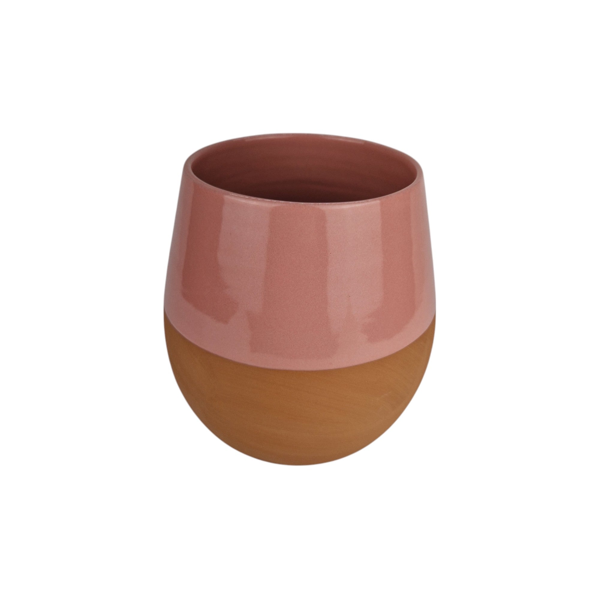 Teracotta handmade Moroccan ceramic vase