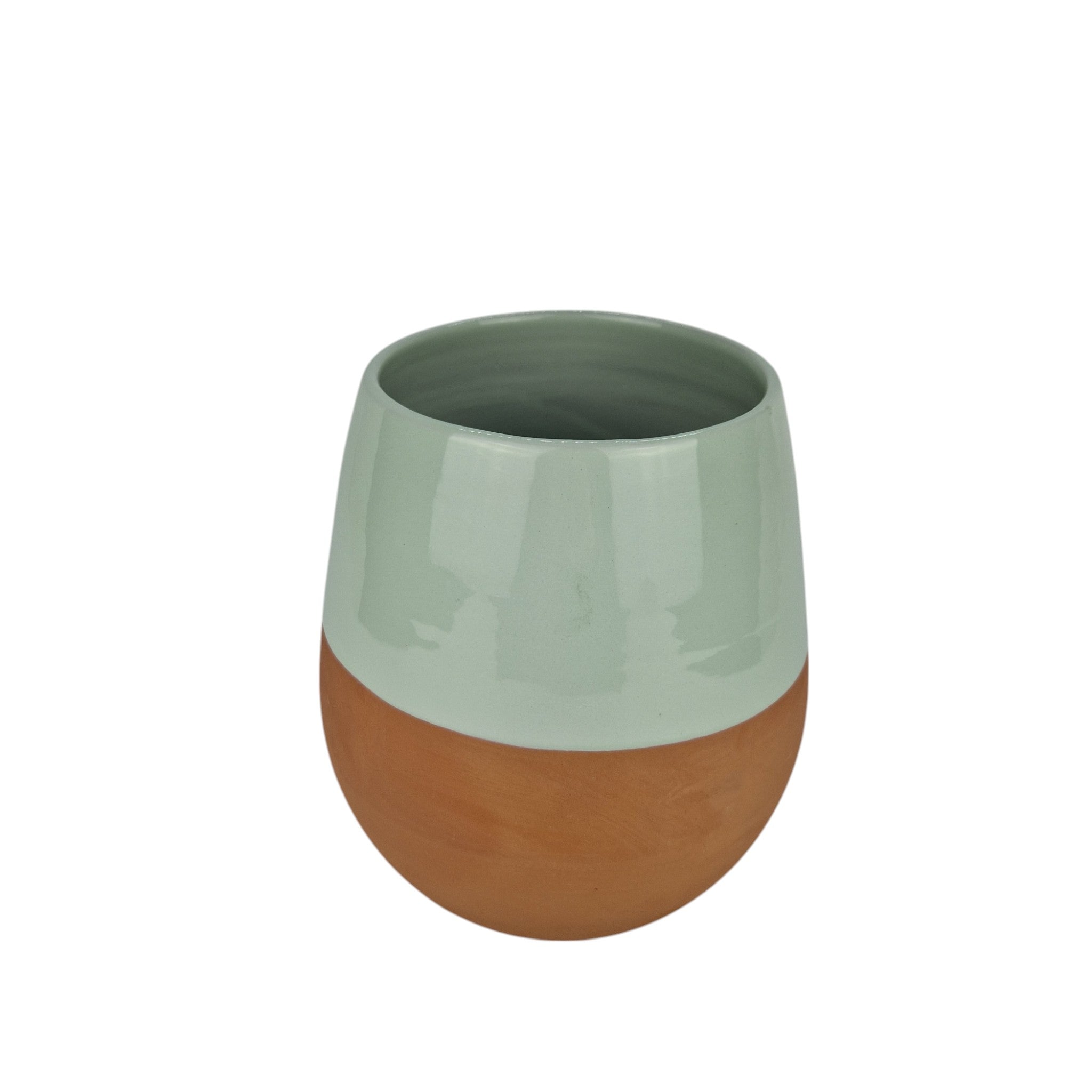 Teracotta handmade Moroccan ceramic vase