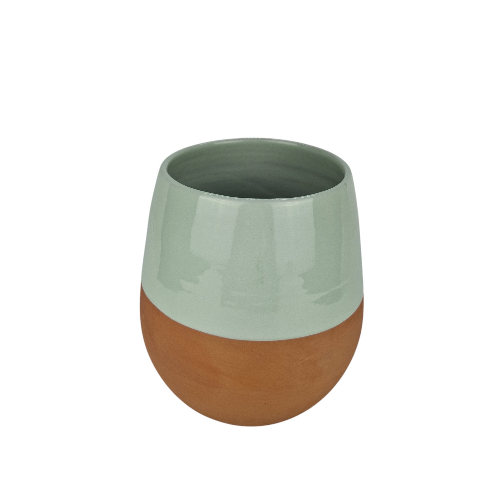 Teracotta handmade Moroccan ceramic vase