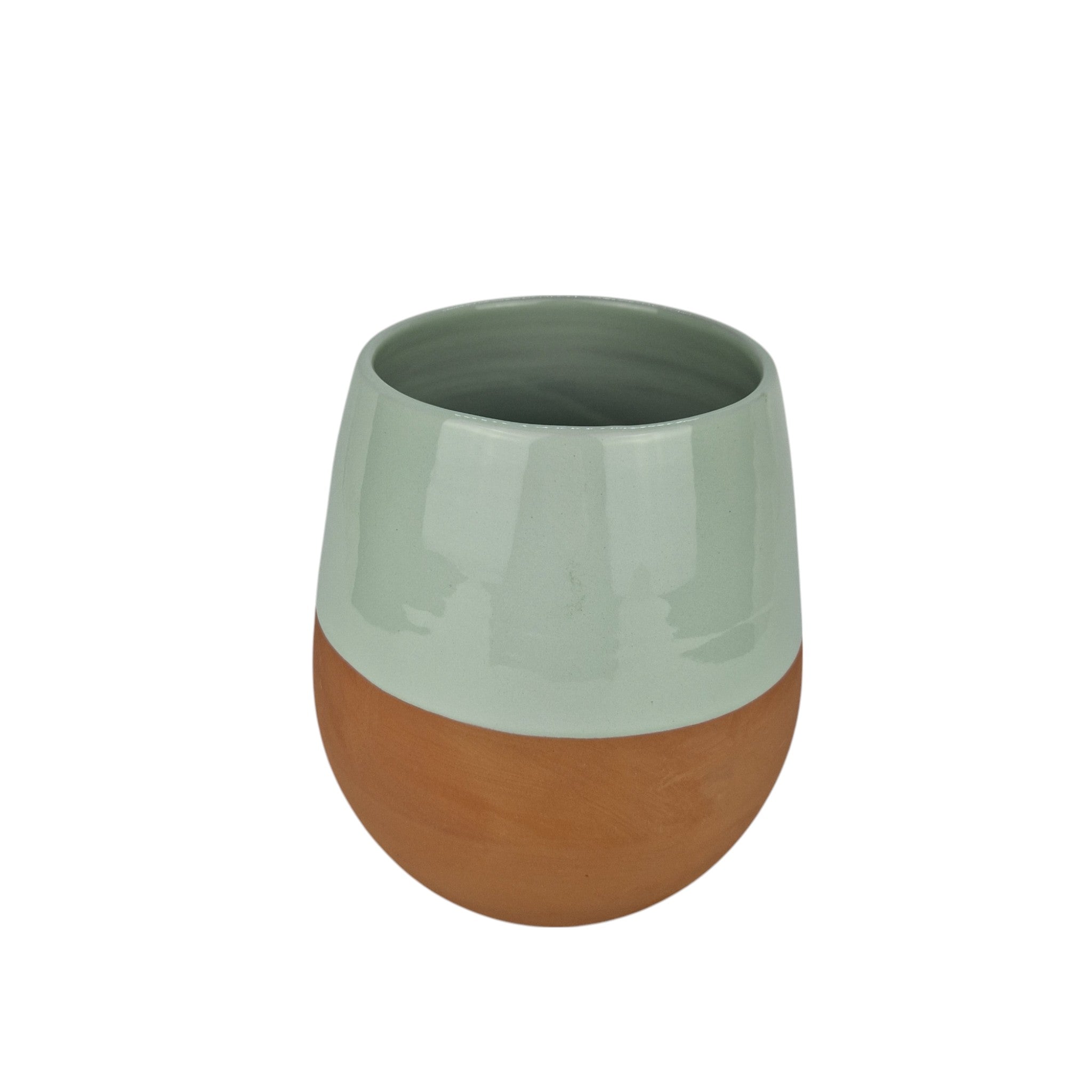 Teracotta handmade Moroccan ceramic vase