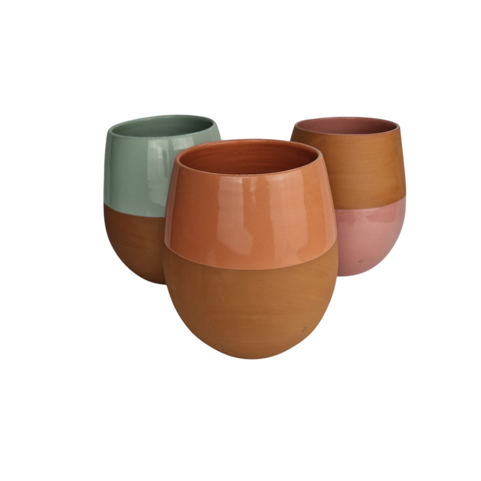 Teracotta handmade Moroccan ceramic vase