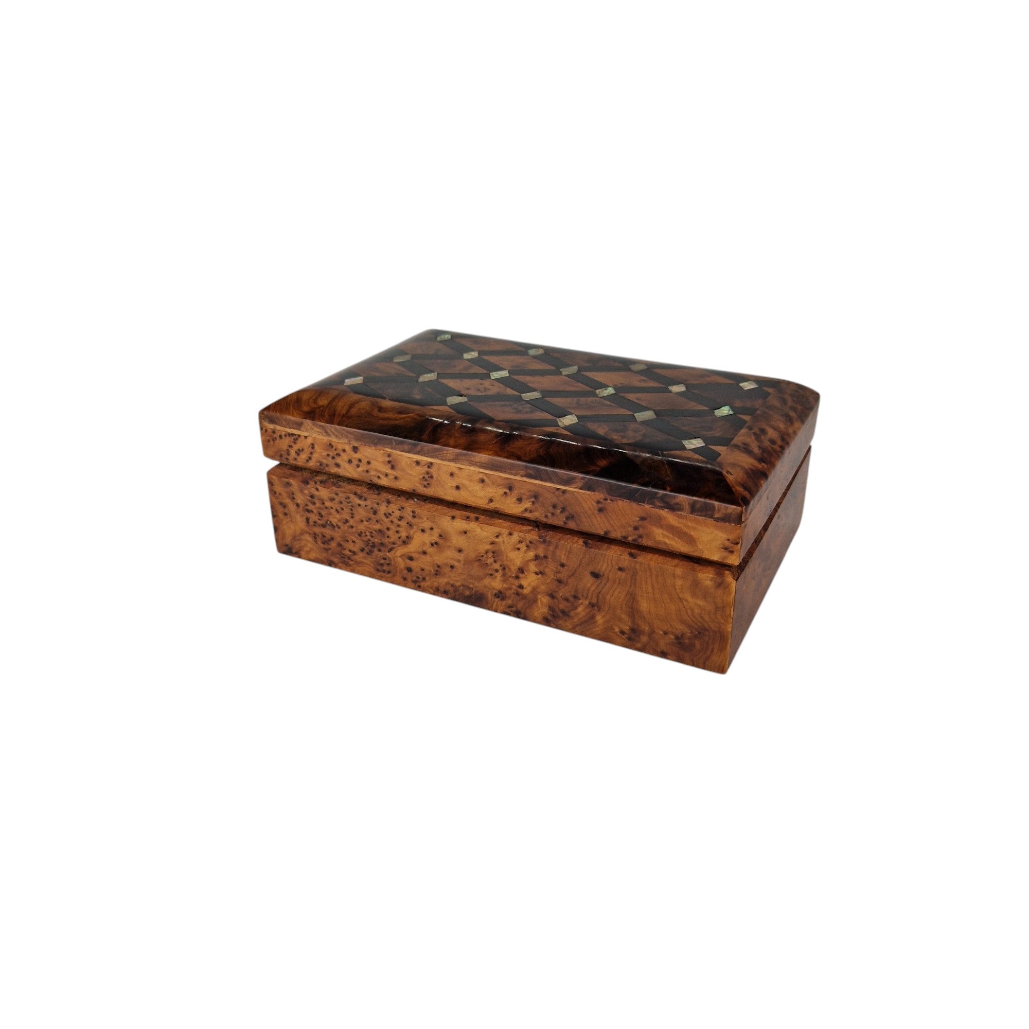 Handcrafted Thuya Wood Jewelry Box