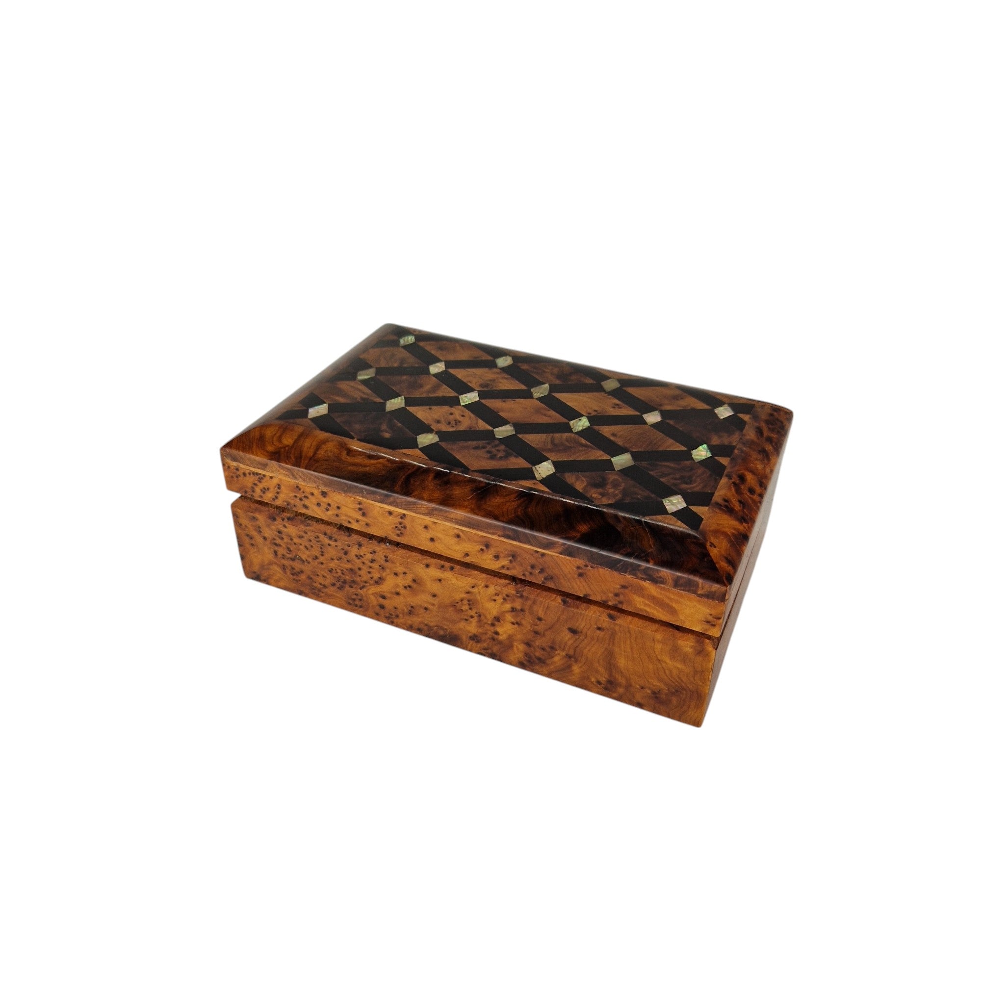 Handcrafted Thuya Wood Jewelry Box