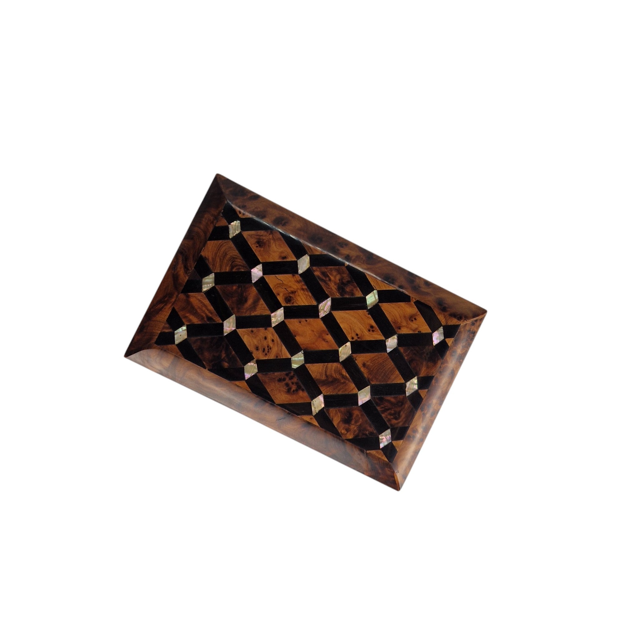 Handcrafted Thuya Wood Jewelry Box