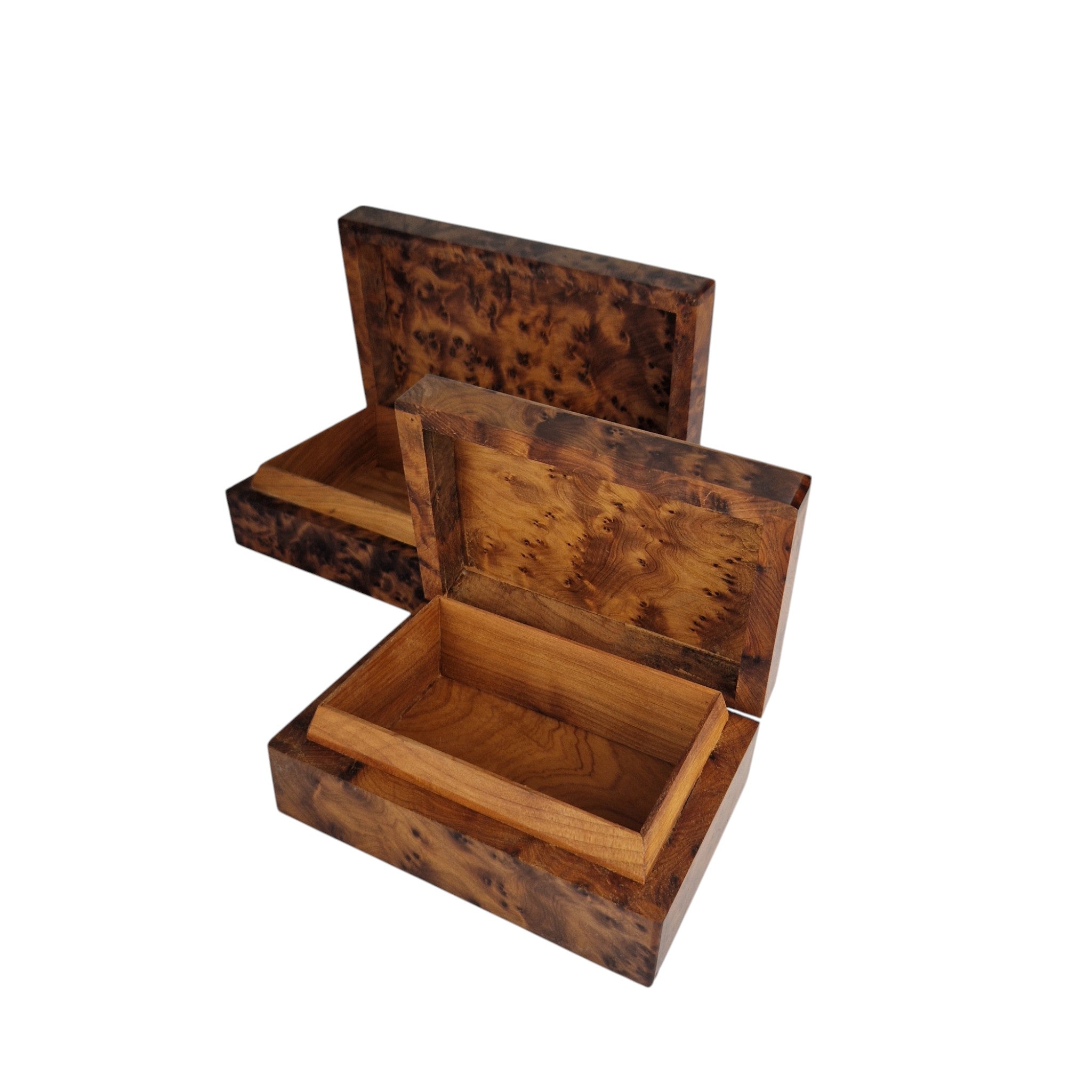 Handcrafted Thuya Wood Jewelry Box