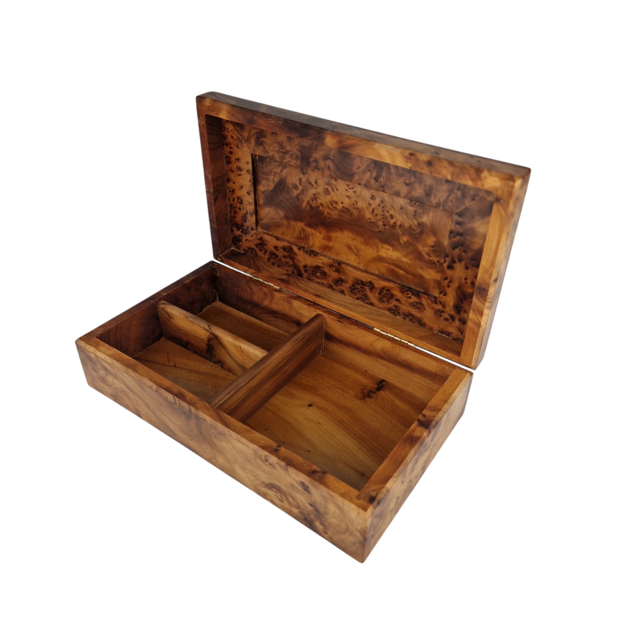 Handcrafted Thuya Wood Jewelry Box