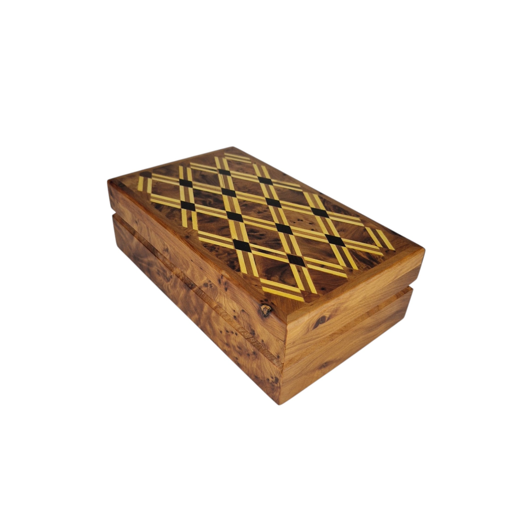 Handcrafted Thuya Wood Jewelry Box