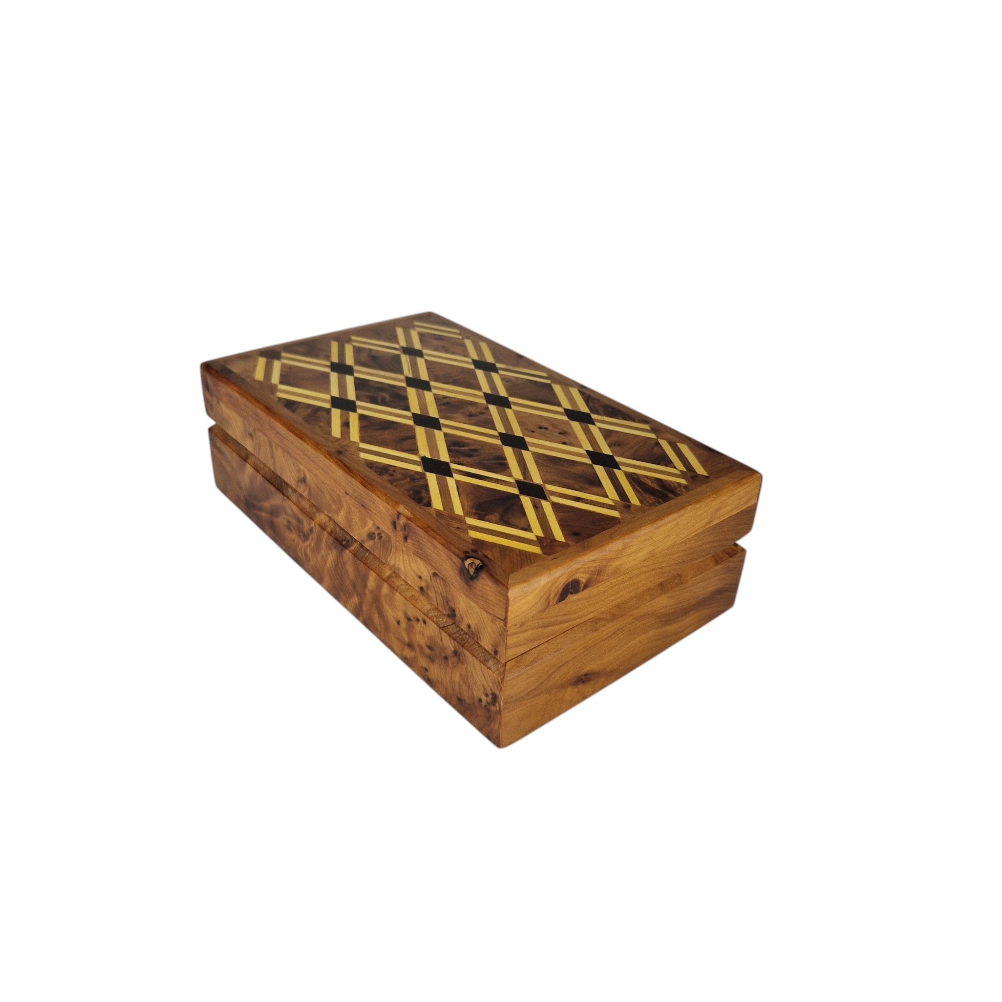 Handcrafted Thuya Wood Jewelry Box