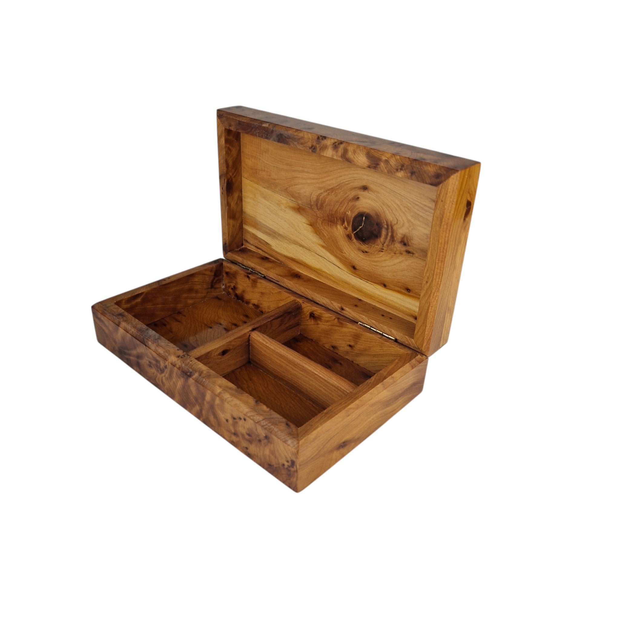 Handcrafted Thuya Wood Jewelry Box