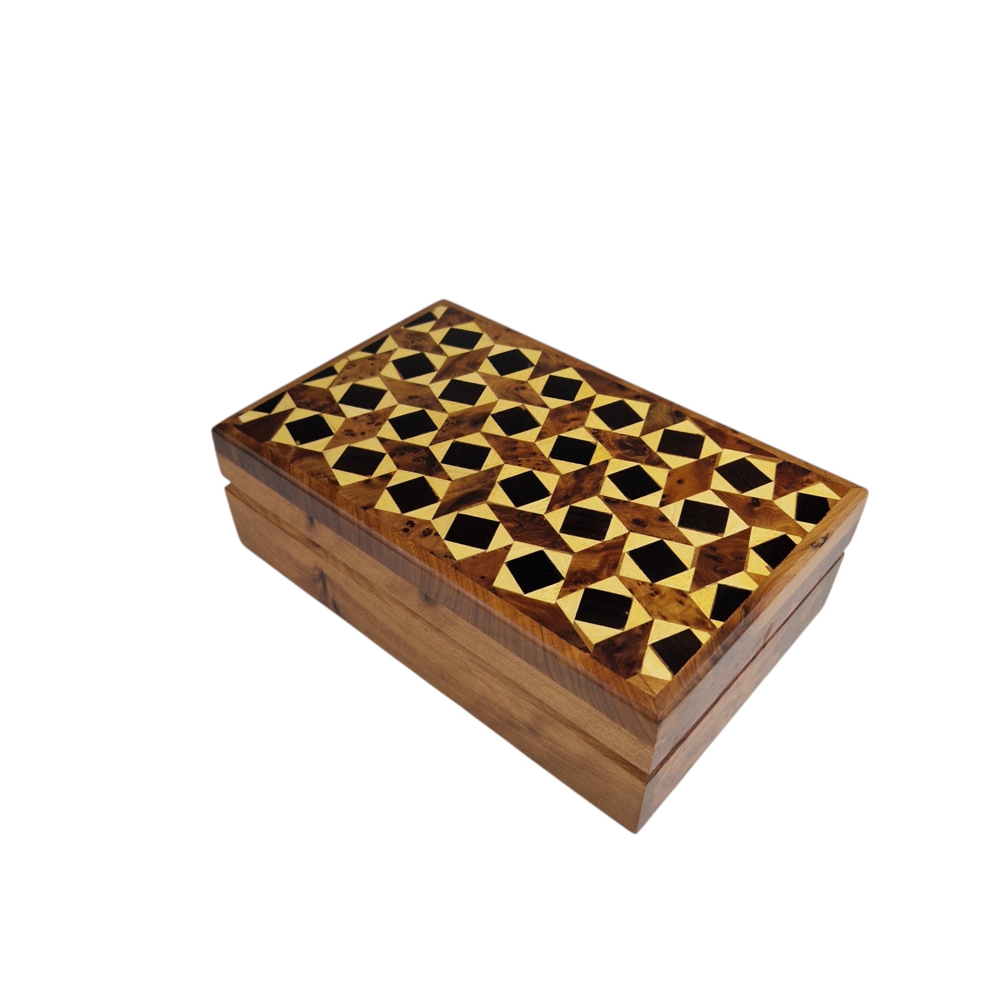 Handcrafted Thuya Wood Jewelry Box