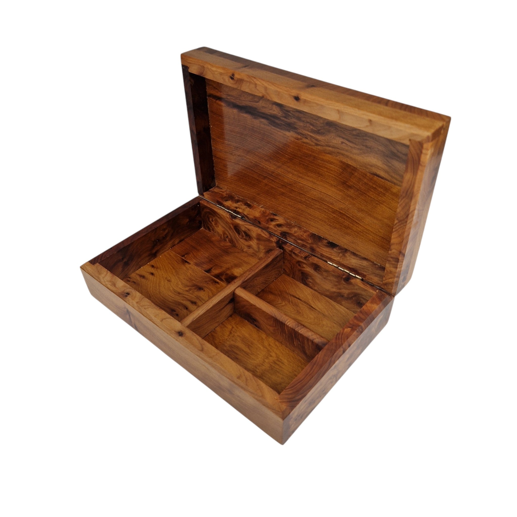 Handcrafted Thuya Wood Jewelry Box