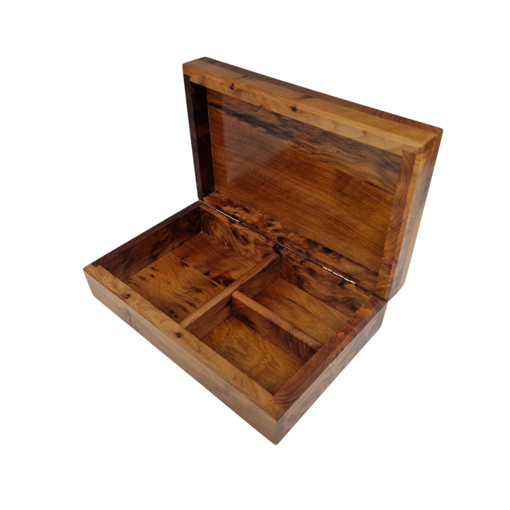 Handcrafted Thuya Wood Jewelry Box