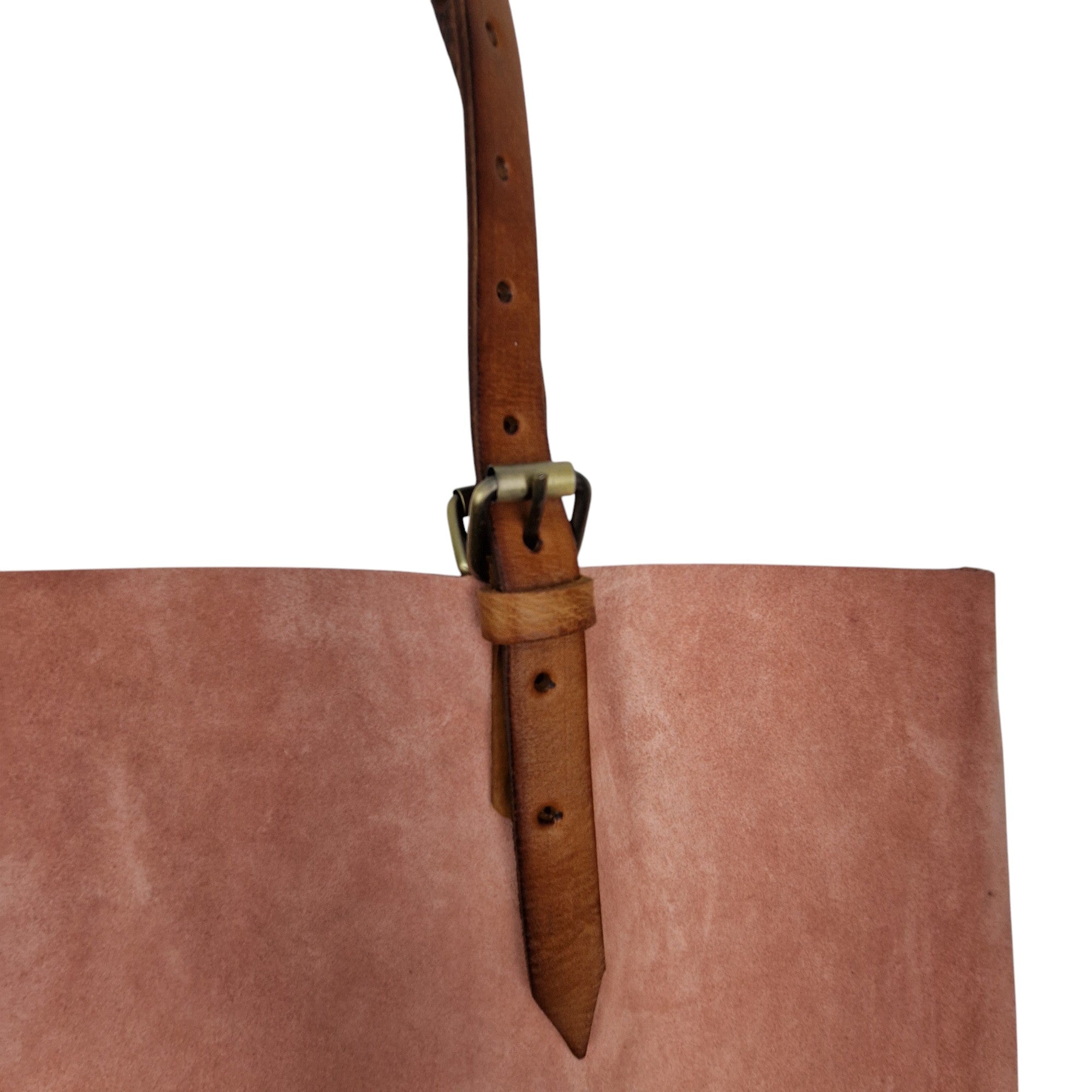 Suede Leather Tote Bag