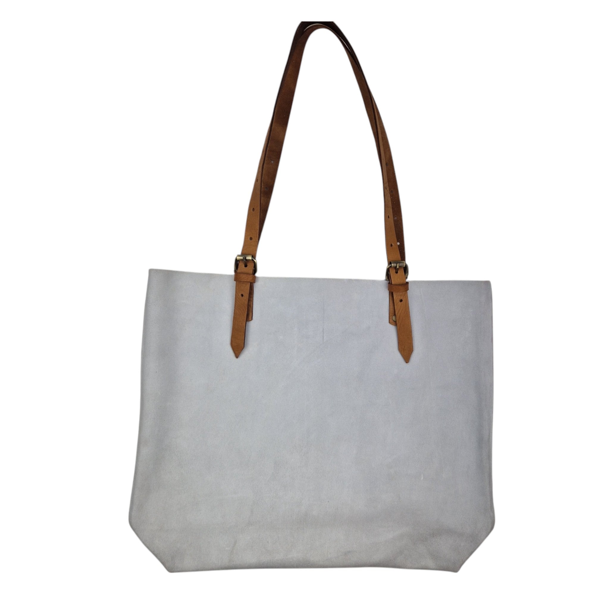 Suede Leather Tote Bag