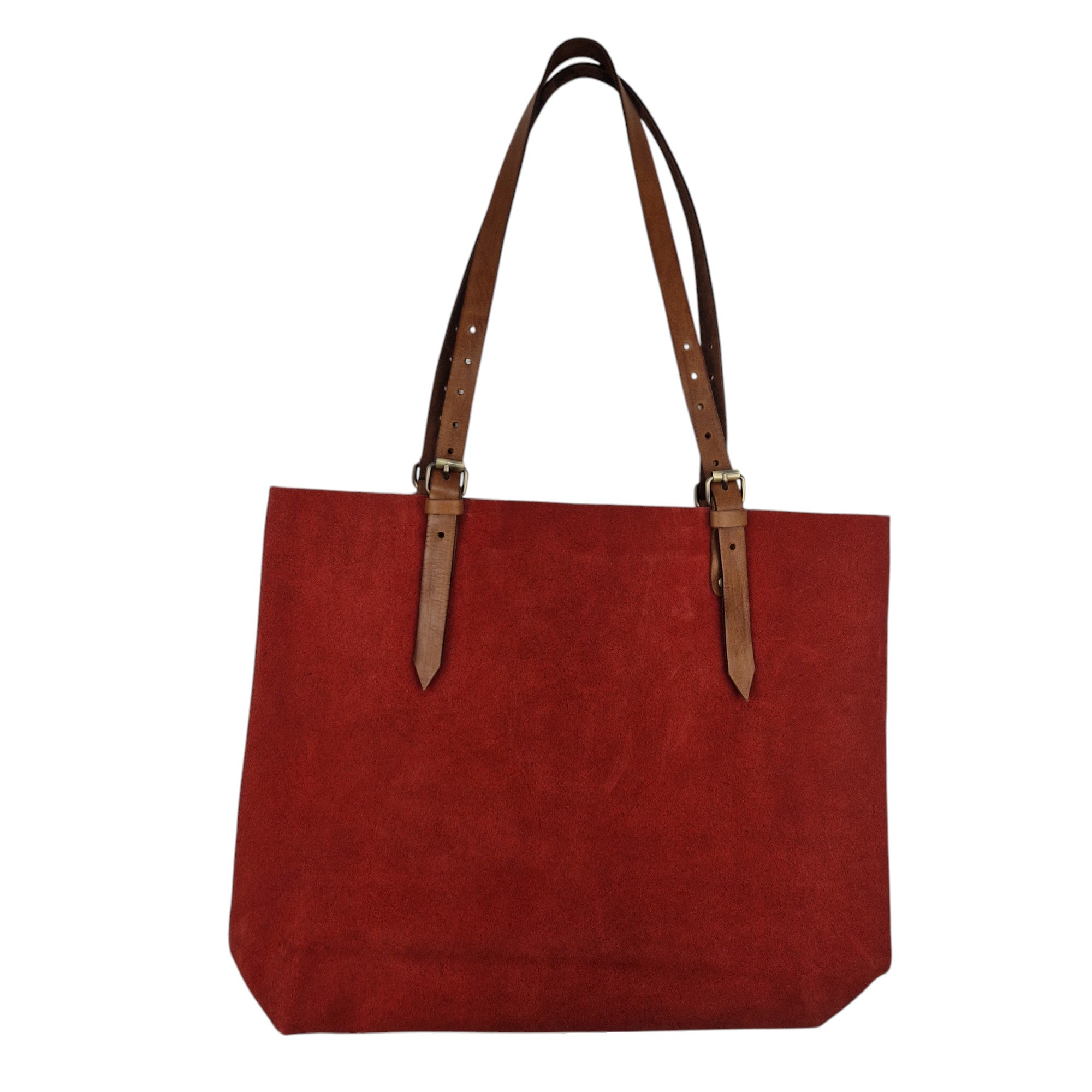 Suede Leather Tote Bag