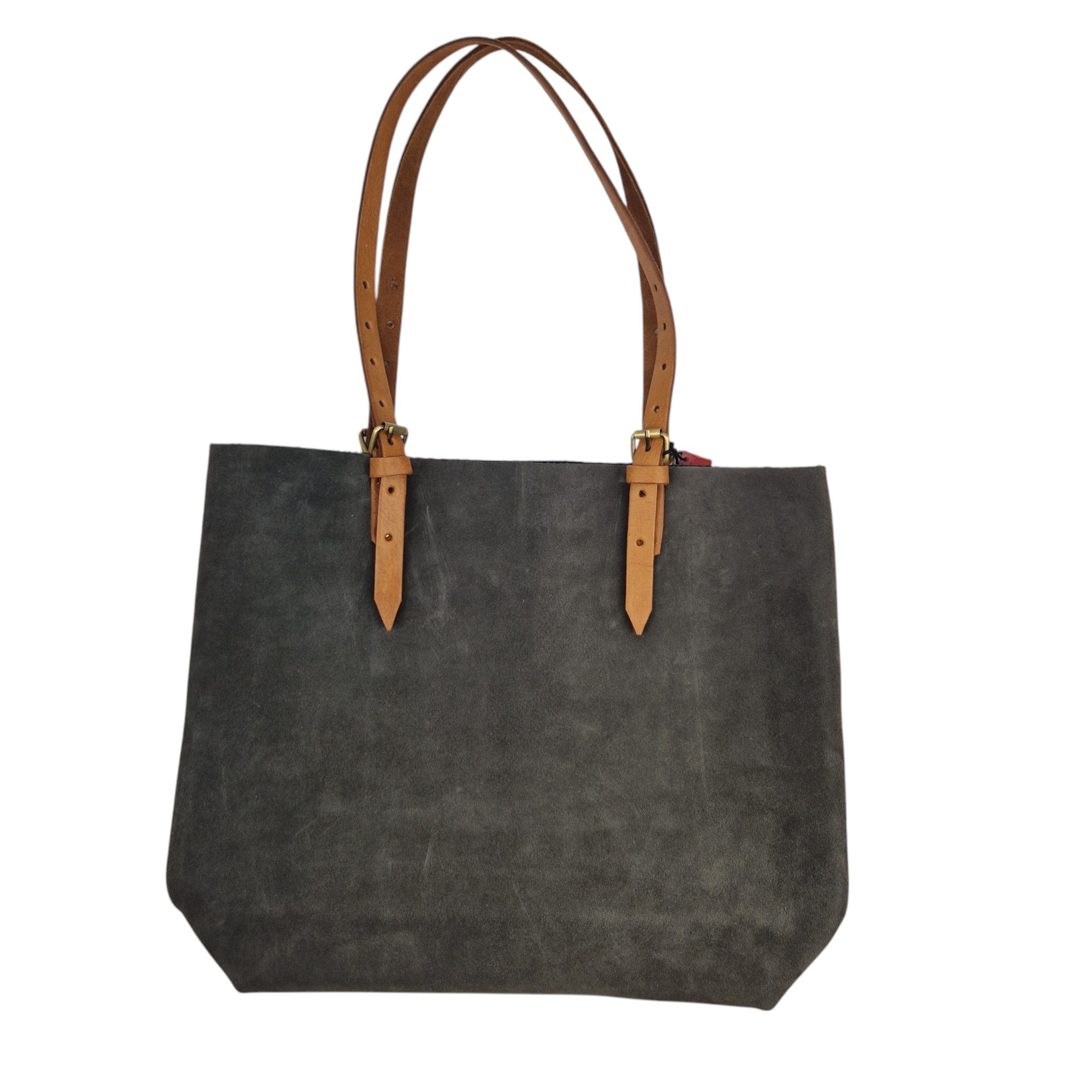 Suede Leather Tote Bag