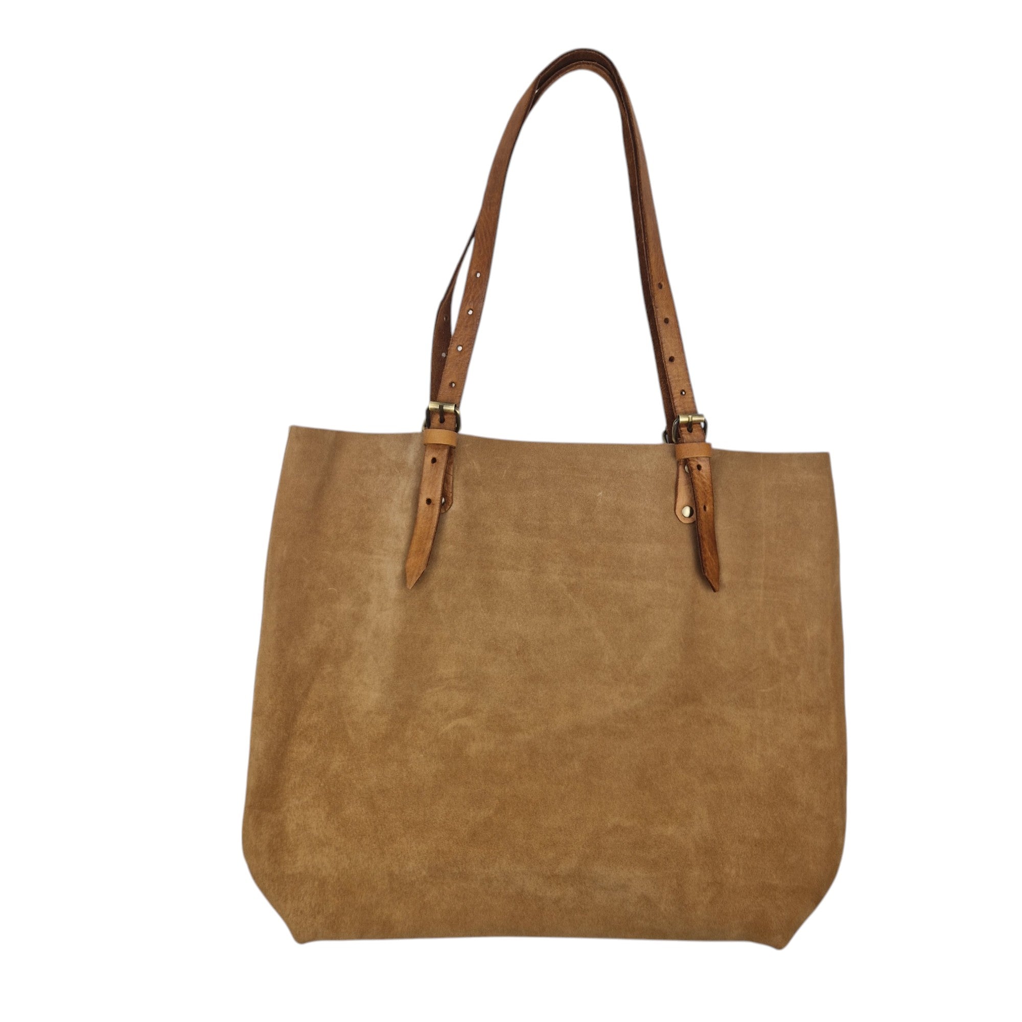 Suede Leather Tote Bag