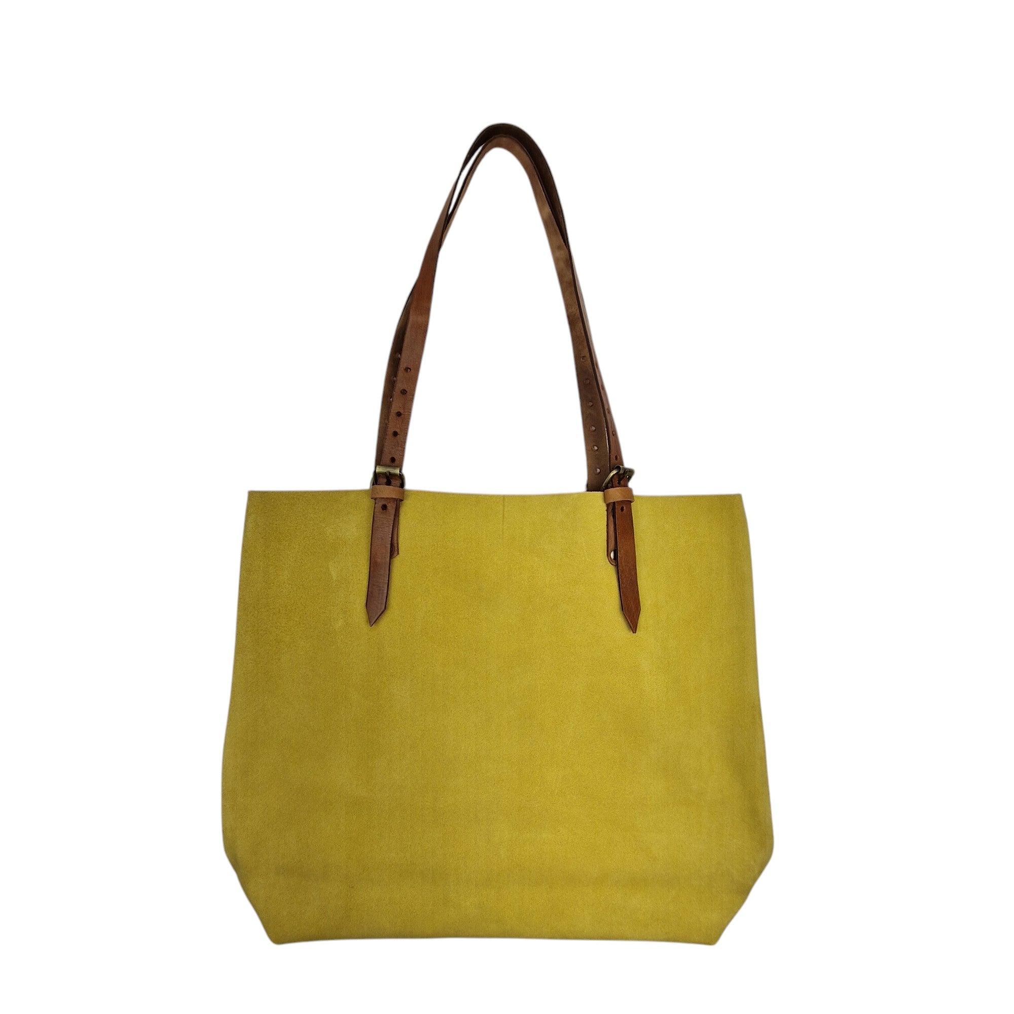 Suede Leather Tote Bag