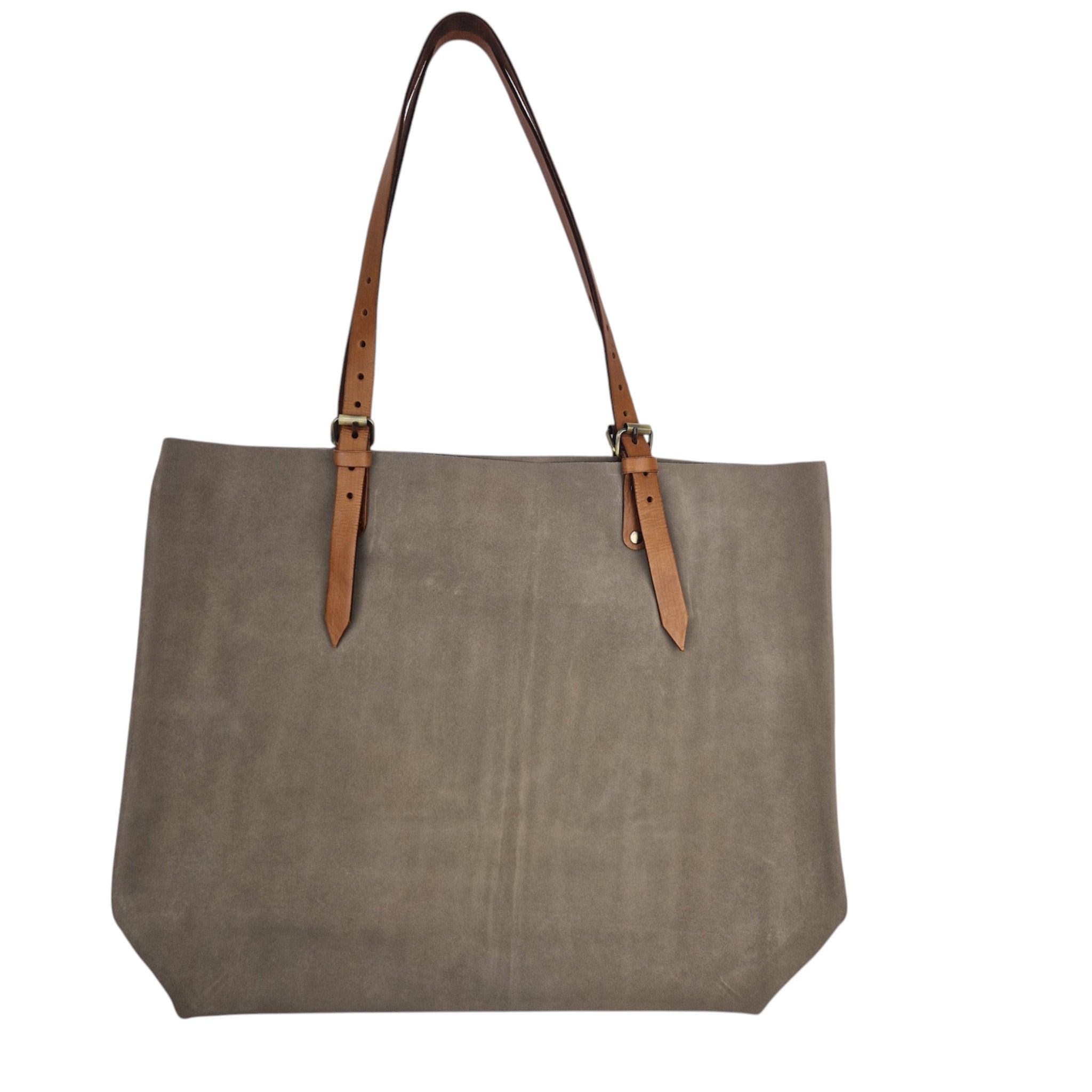 Suede Leather Tote Bag