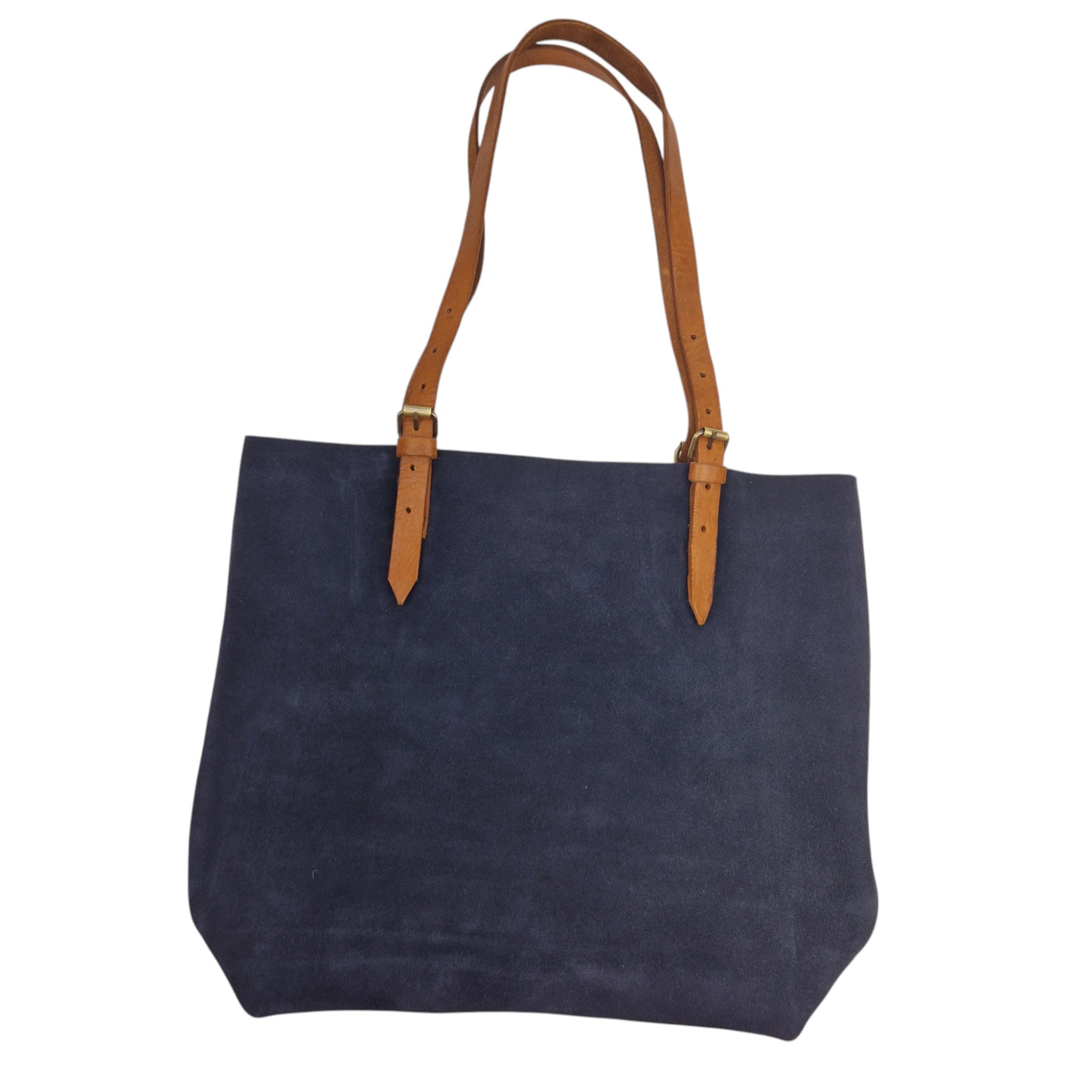 Suede Leather Tote Bag