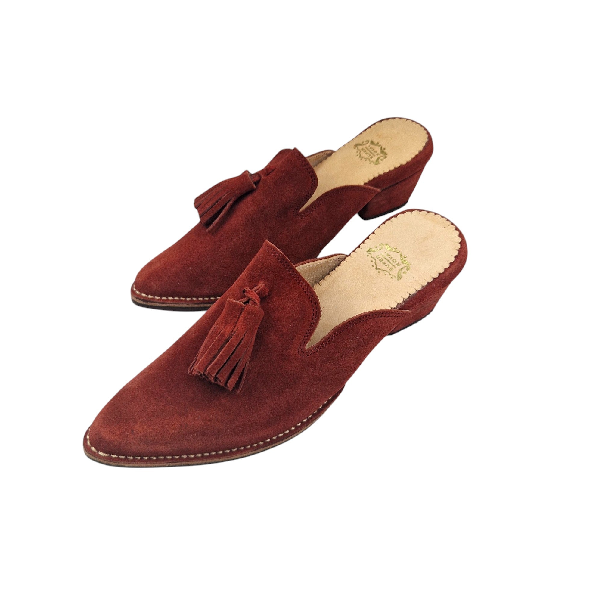 Moroccan Babouche Slippers with heel  for Women