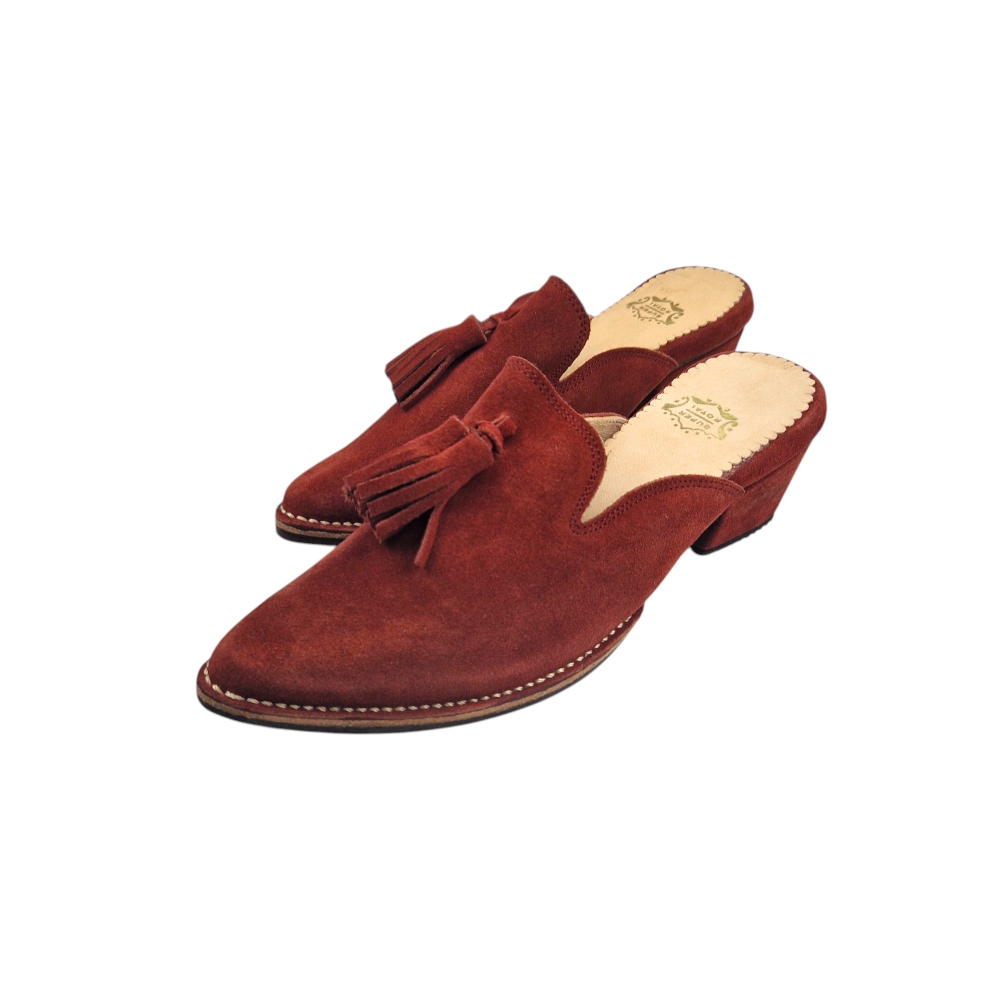 Moroccan Babouche Slippers with heel  for Women