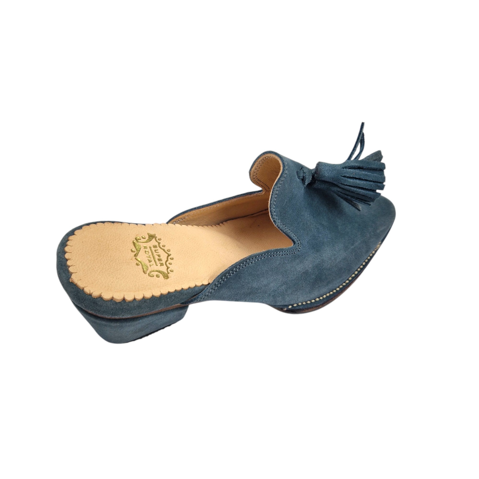 Moroccan Babouche Slippers with heel  for Women