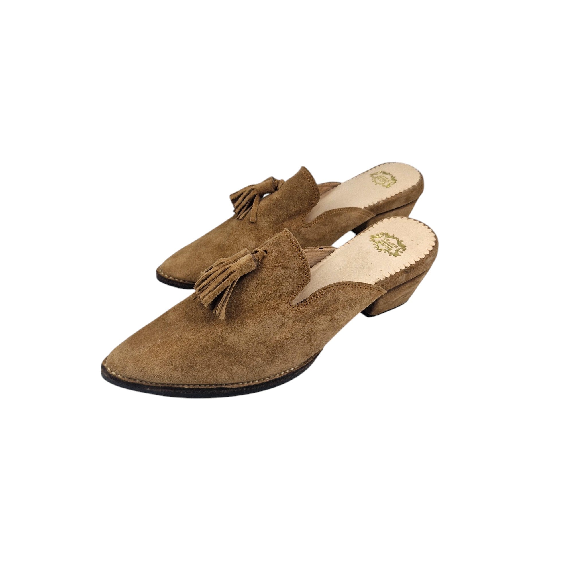 Moroccan Babouche Slippers with heel  for Women