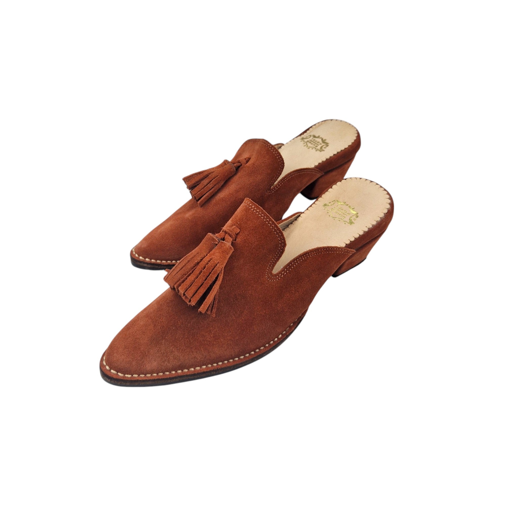 Moroccan Babouche Slippers with heel  for Women