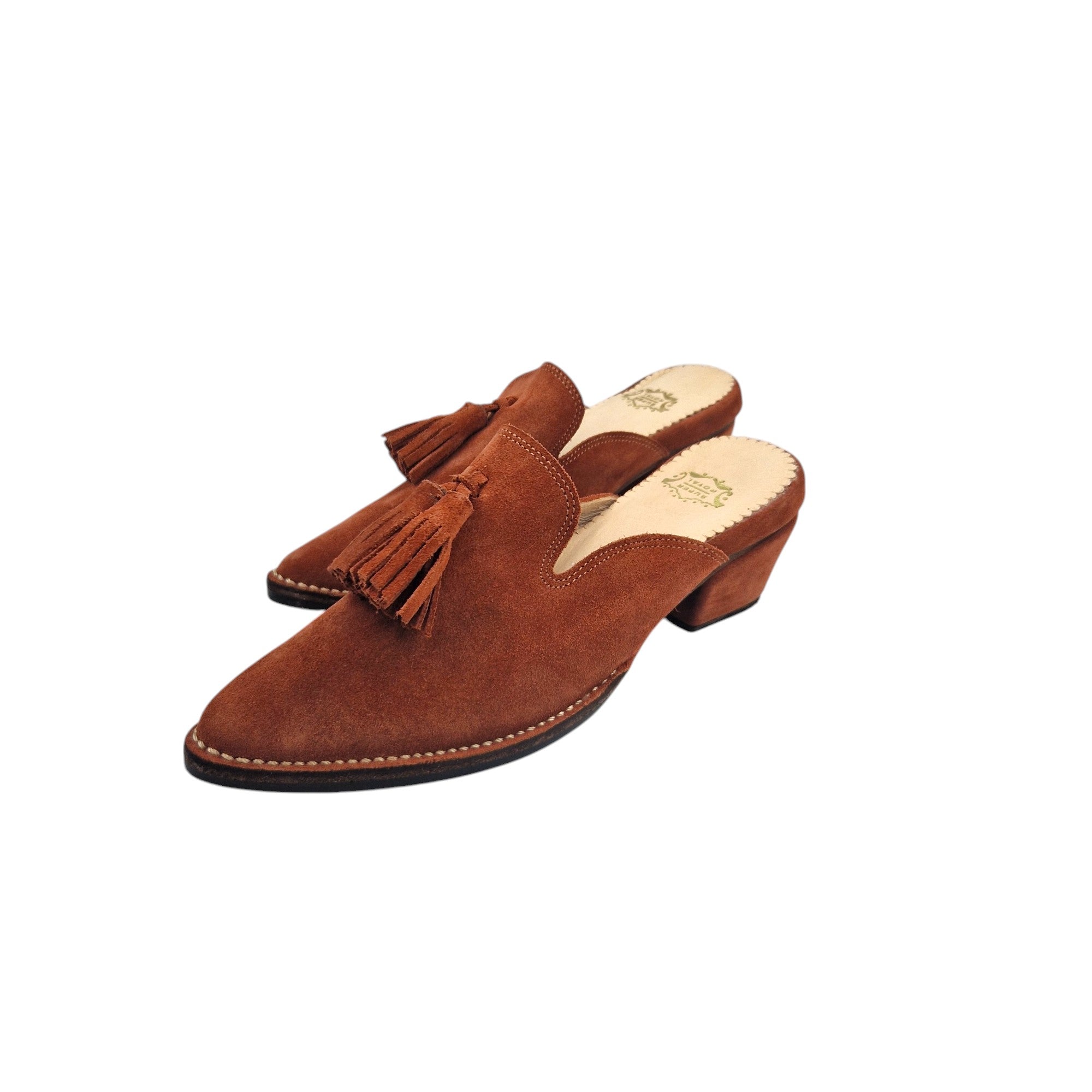 Moroccan Babouche Slippers with heel  for Women