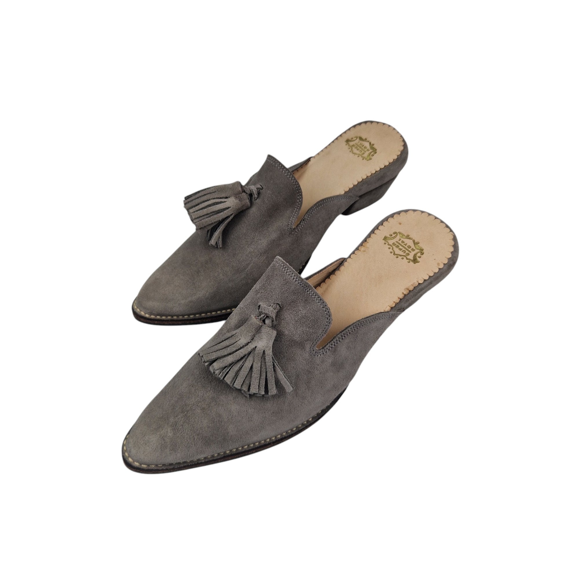 Moroccan Babouche Slippers with heel  for Women