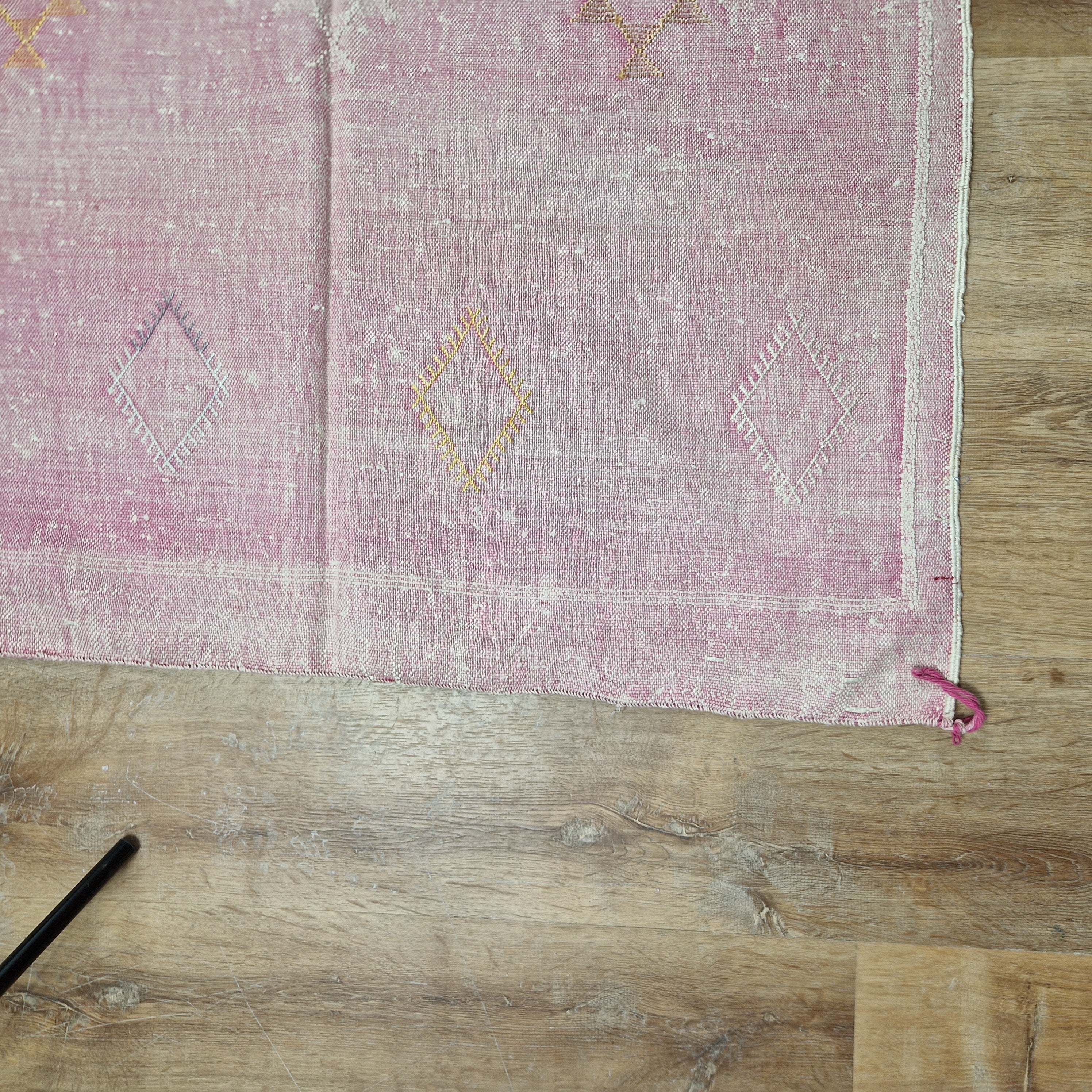 Moroccan Cactus Silk Rug Pink