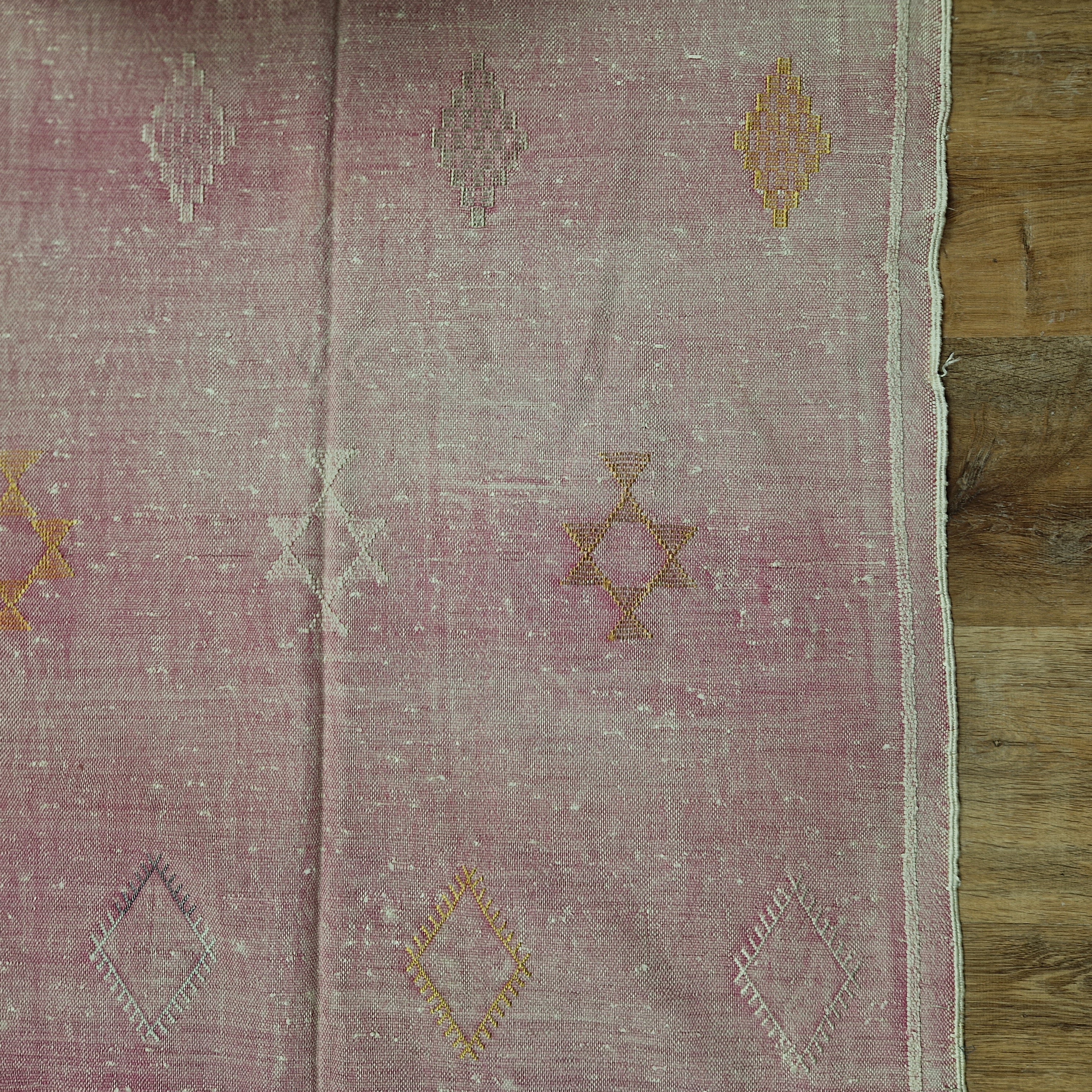 Moroccan Cactus Silk Rug Pink