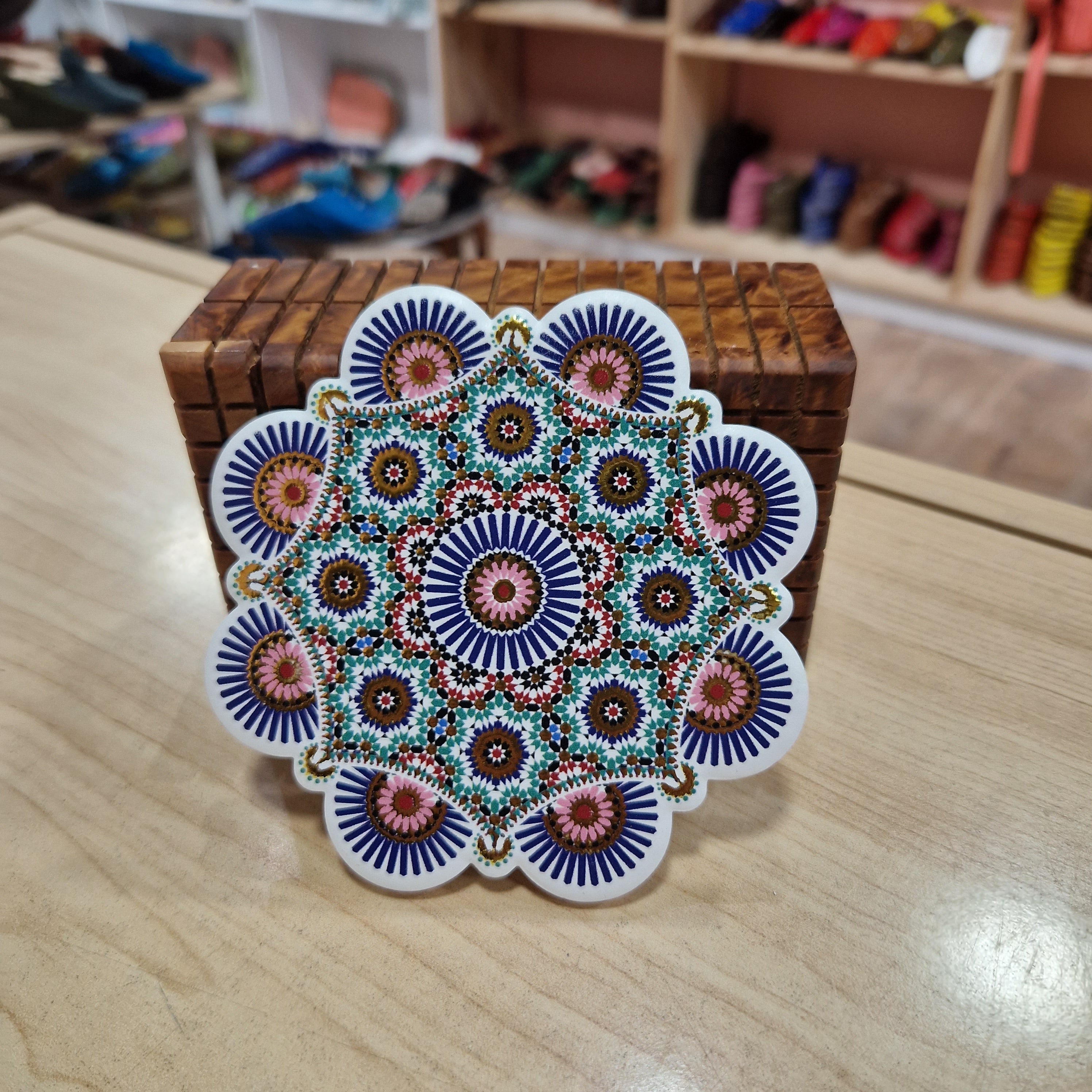 Coasters for Drinks, Ceramic Mozaic Coasters for Coffee, Mugs,