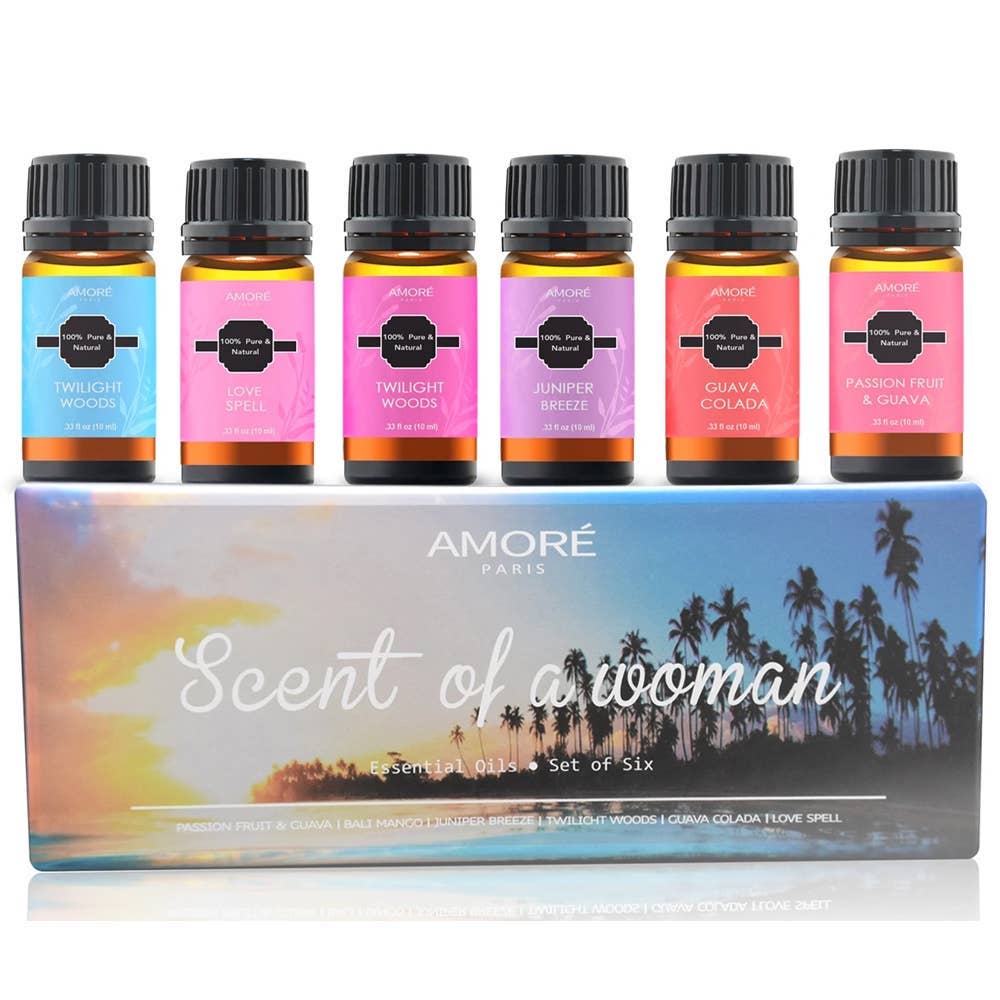 AMORÉ® WOMEN'S ESSENTIAL OIL SET (6 PIECES)