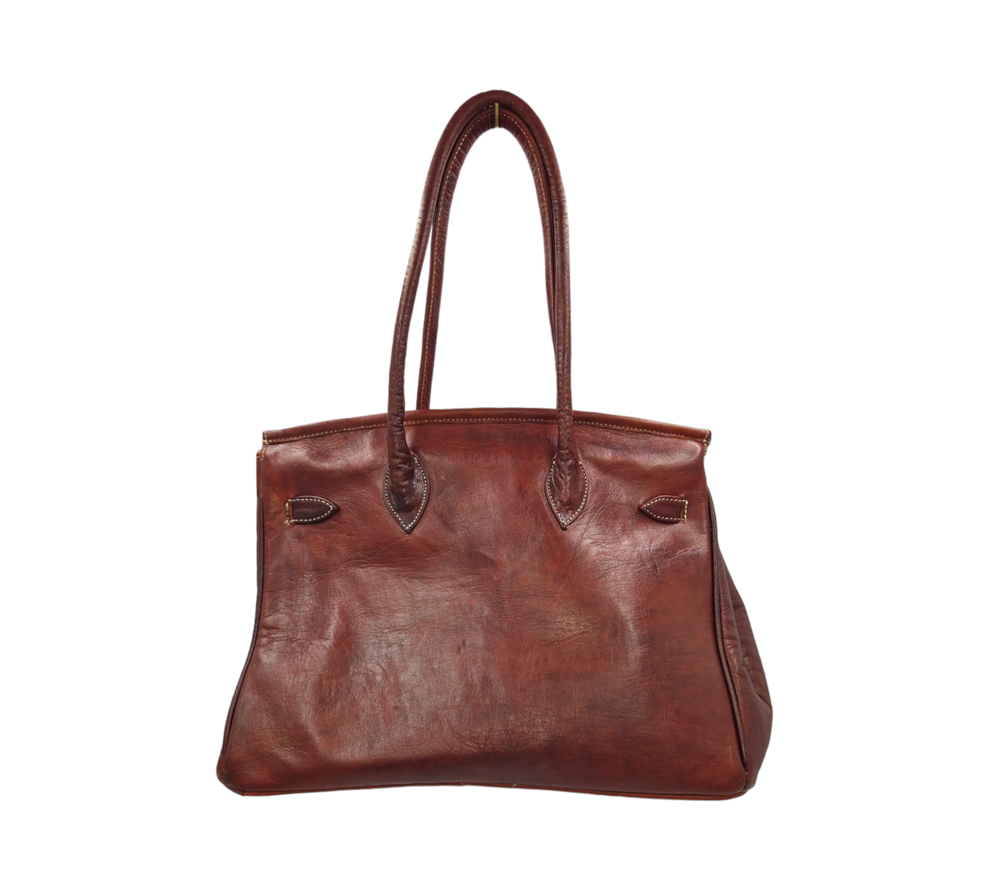 Birkin Style Leather Bag