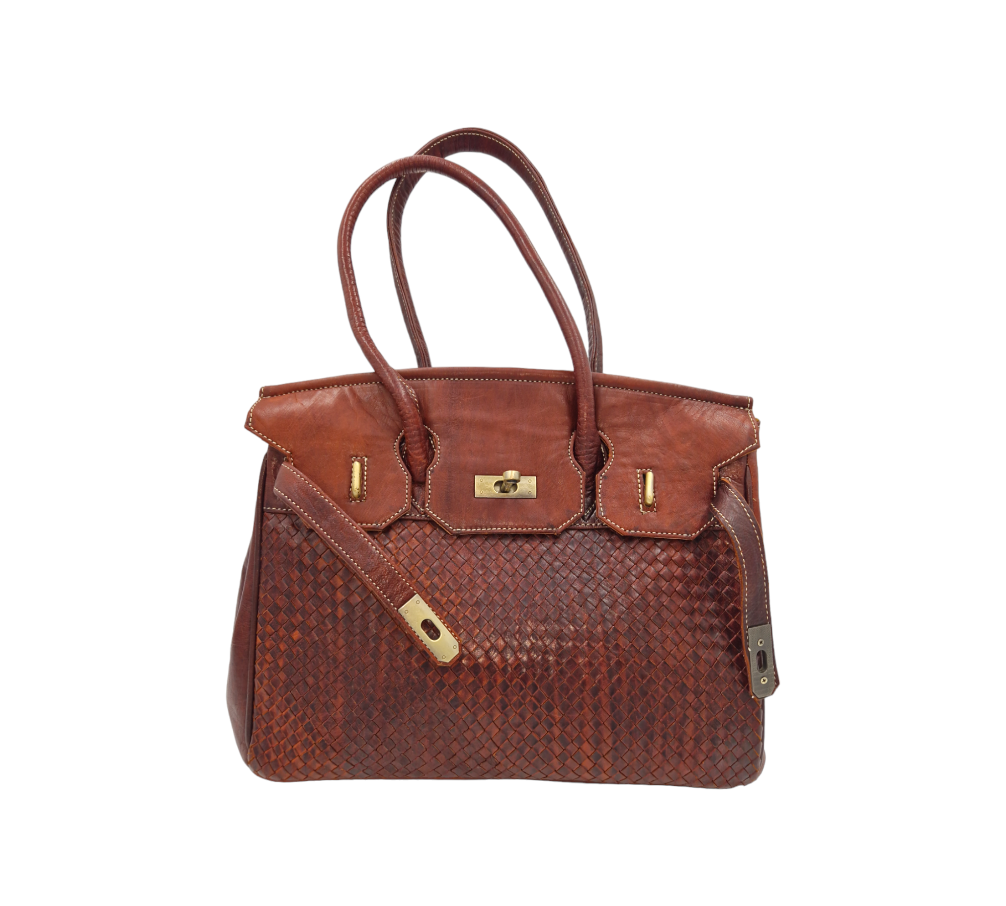 Birkin Style Leather Bag