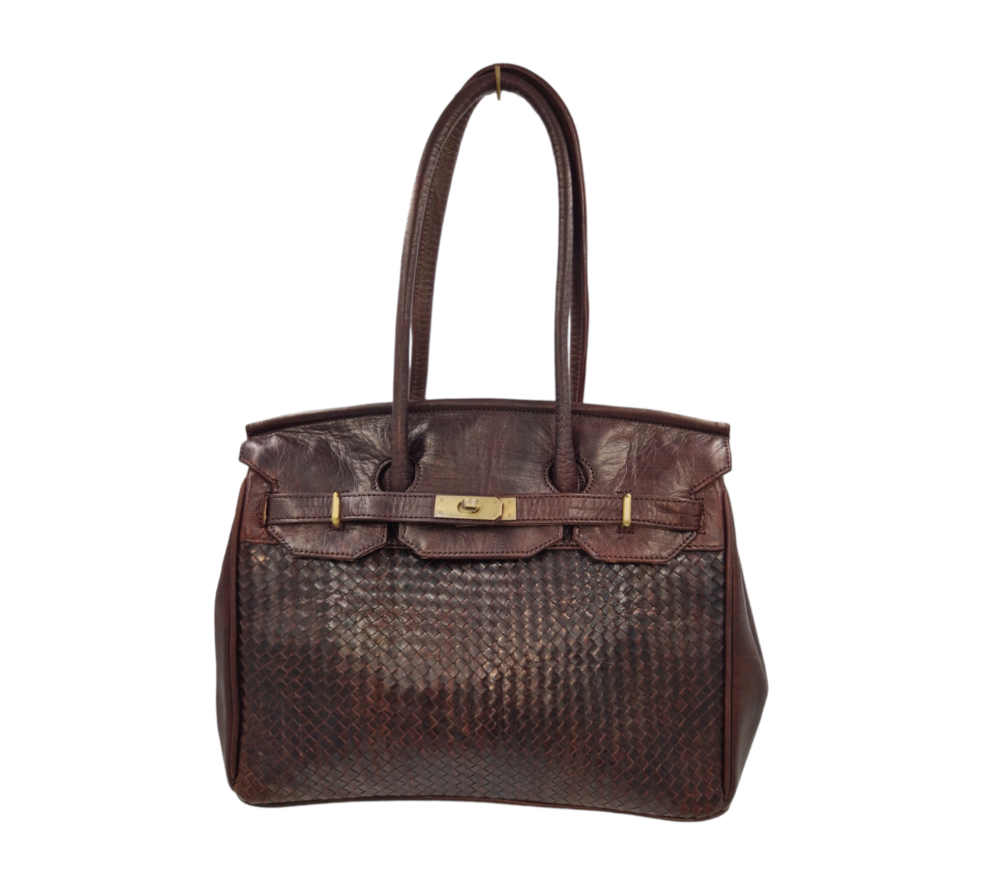 Birkin Style Leather Bag