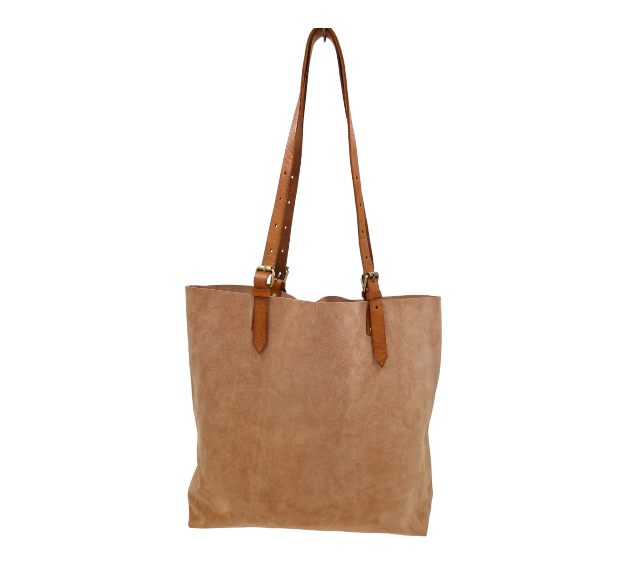 Suede Leather Tote Bag