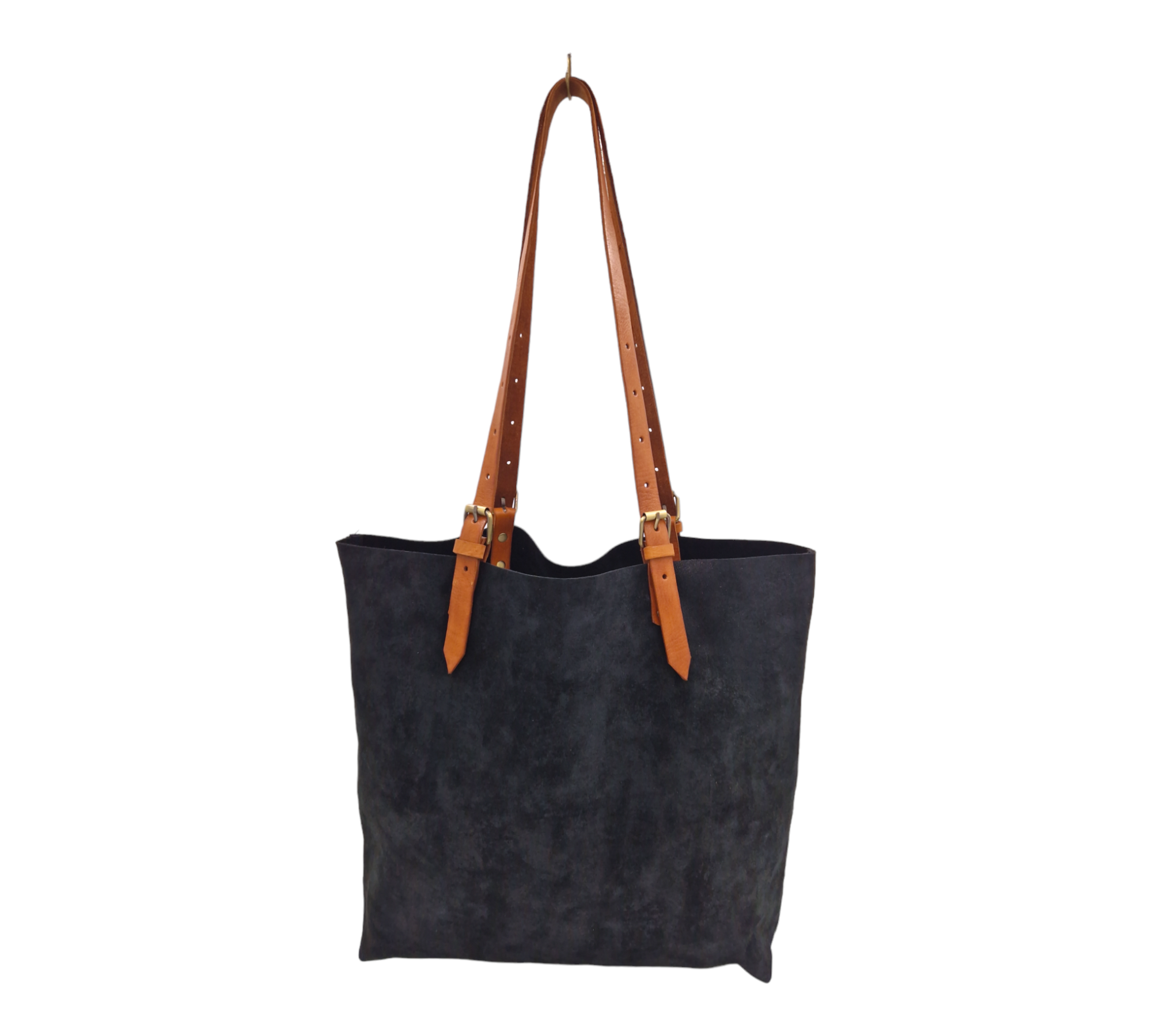 Suede Leather Tote Bag