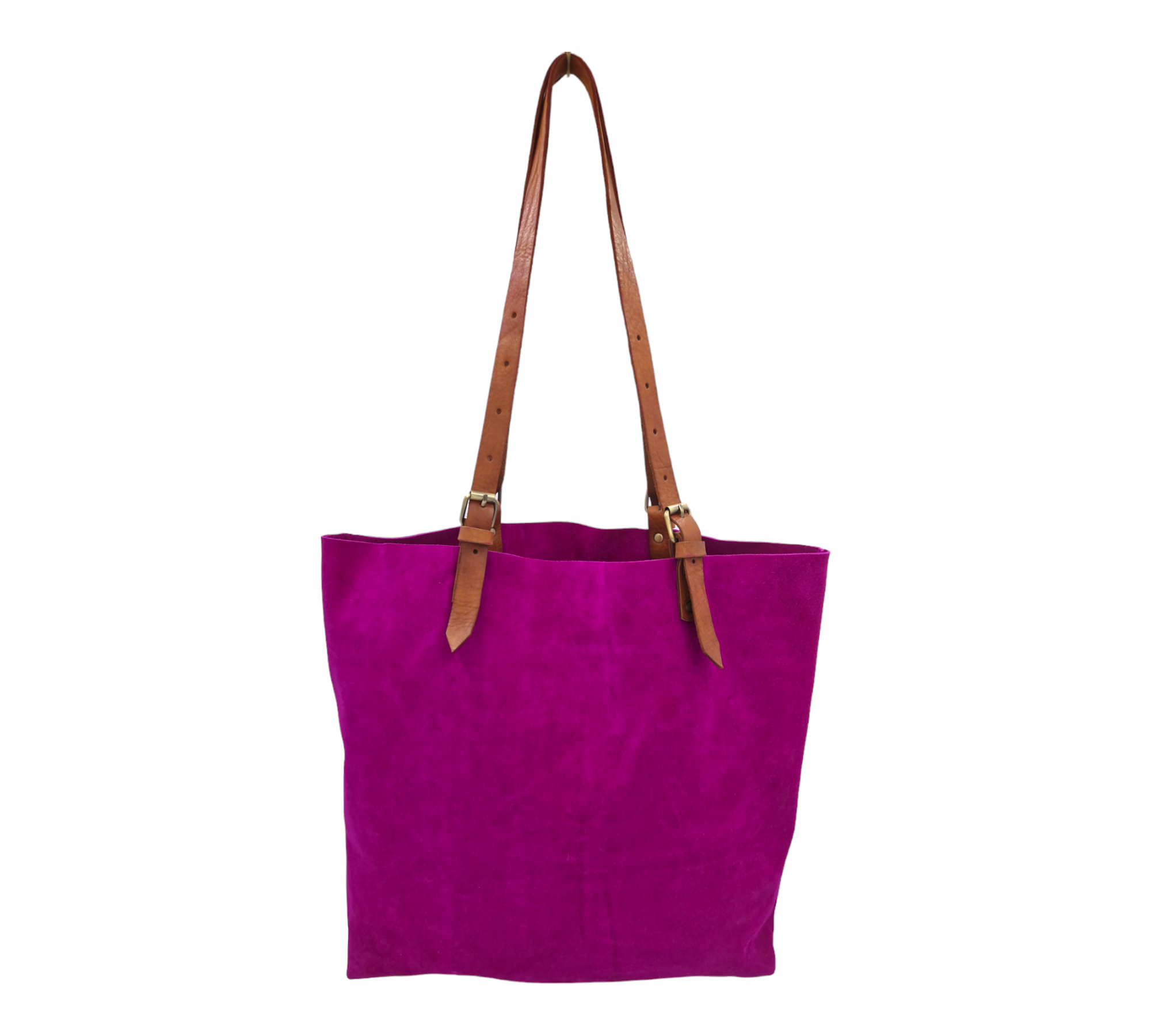 Suede Leather Tote Bag