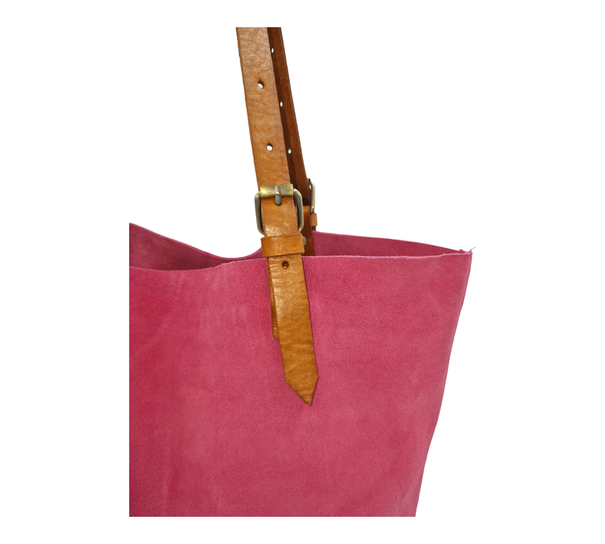 Suede Leather Tote Bag