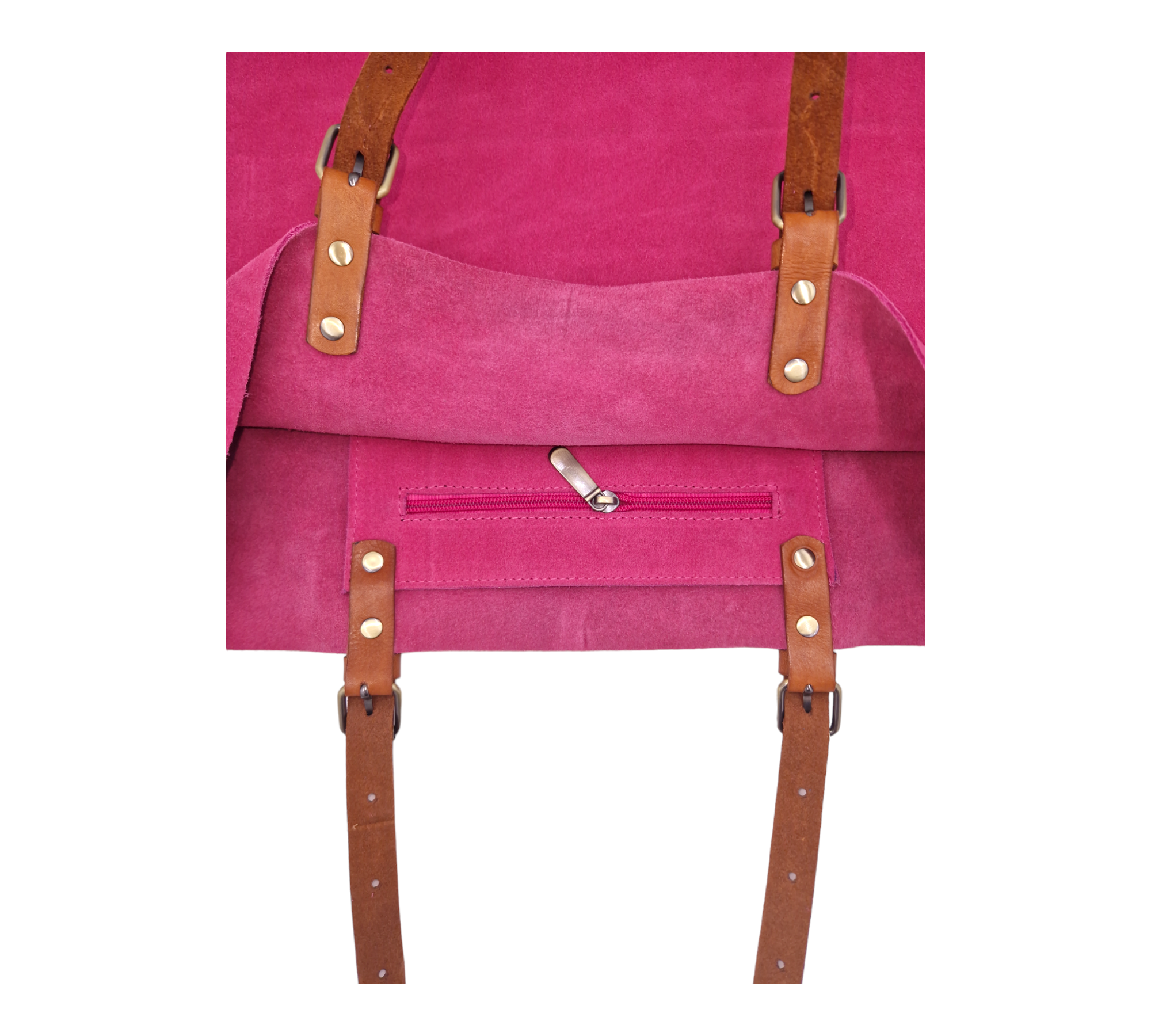 Suede Leather Tote Bag