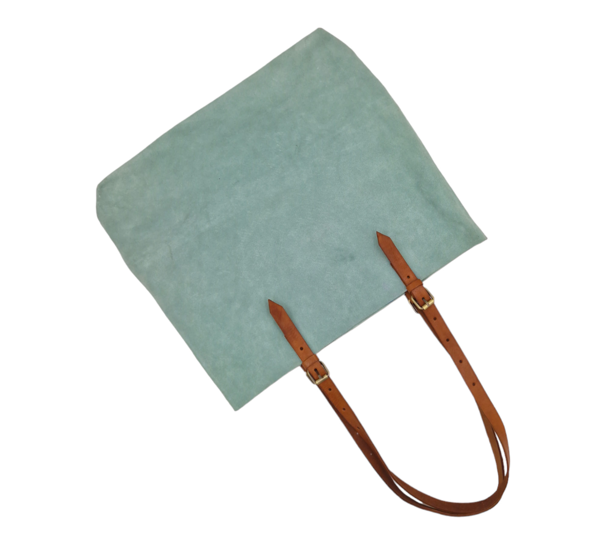 Suede Leather Tote Bag