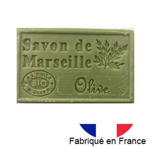 Marseille soap with organic olive oil, olive scent