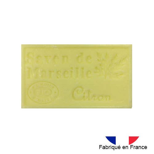 Marseille soap with organic olive oil - Lemon