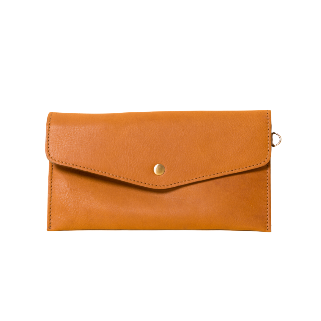 LEDERKUPPLUNG WALLET MUSTARD